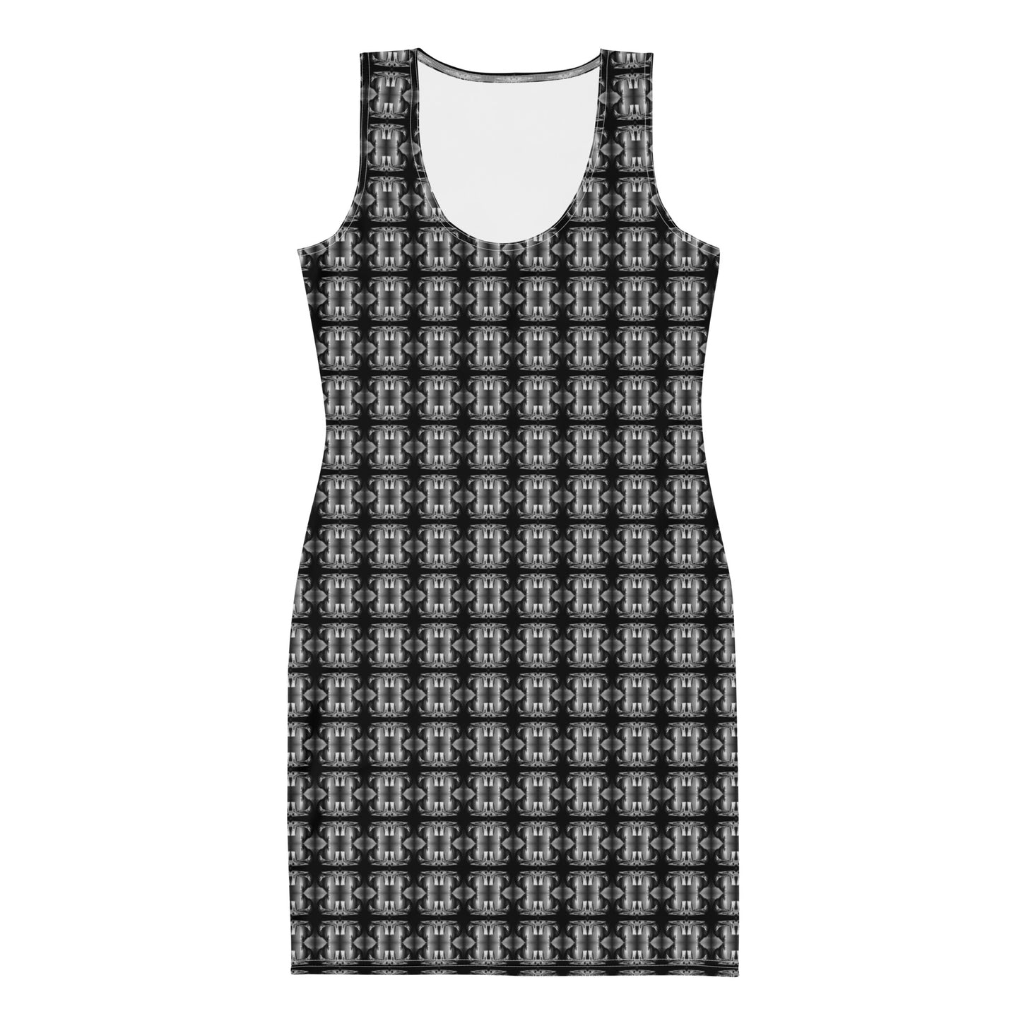 Classic Bodycon Ladies Dress (Full Print) - The God Ball Originals by Chris Rabalais (2024)