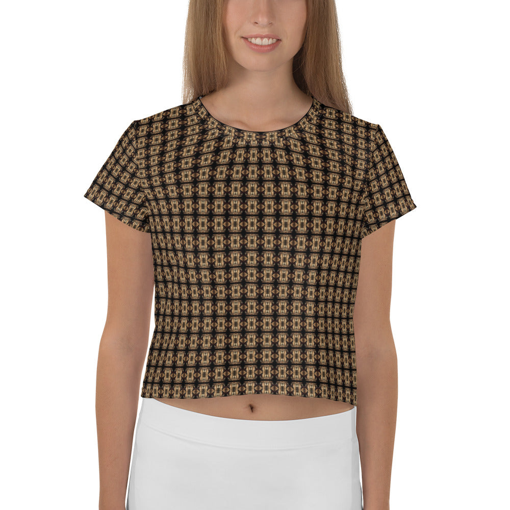 Platinum Ladies All-Over Print Crop Tee - The God Ball Originals by Chris Rabalais (2024)
