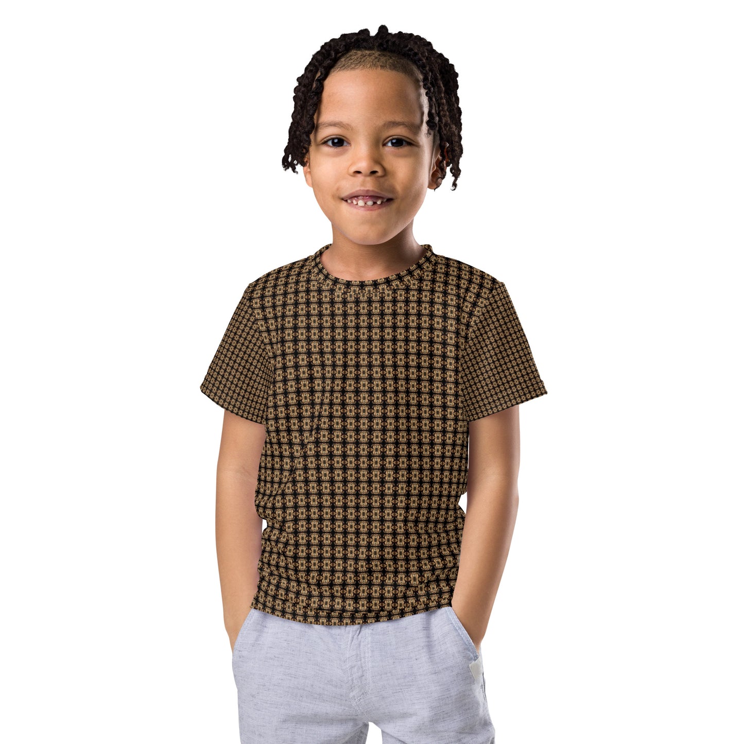 Platinum Kids Crew Neck T-Shirt (Full Print) - The God Ball Originals by Chris Rabalais (2024)