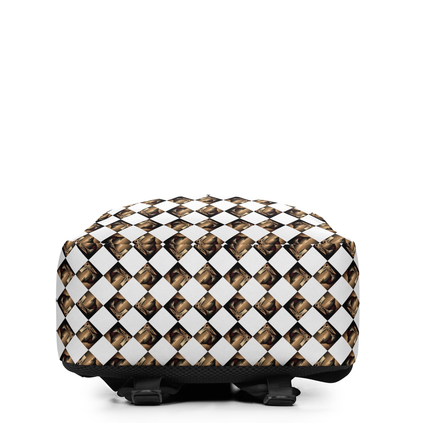 Diamond Gold Minimalist Backpack (Full Print) - The God Ball Originals by Chris Rabalais (2024)