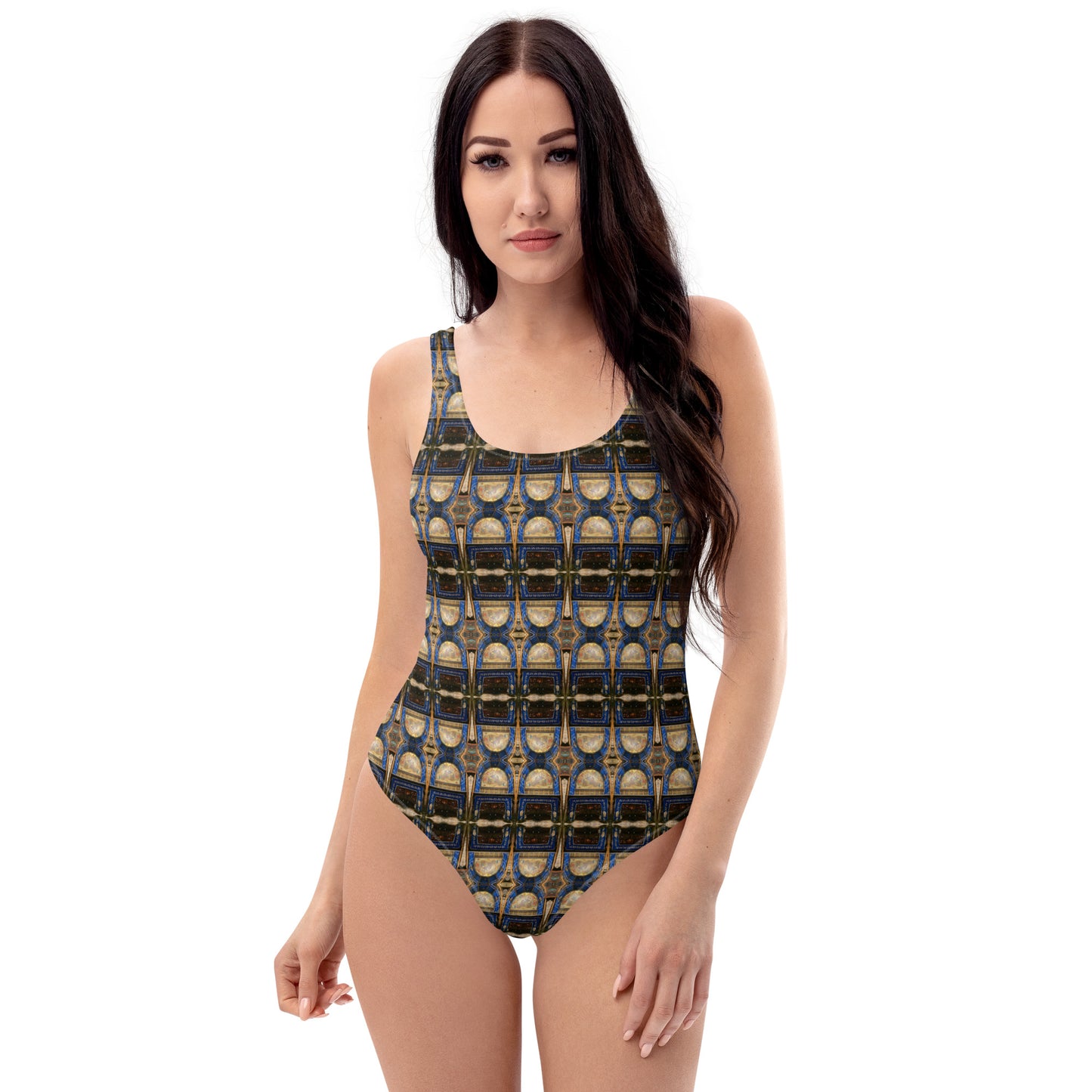 Holy Land Origins One-Piece Swimsuit - Church of the Nativity Bethlehem - The God Ball Originals by Chris Rabalais (2024)