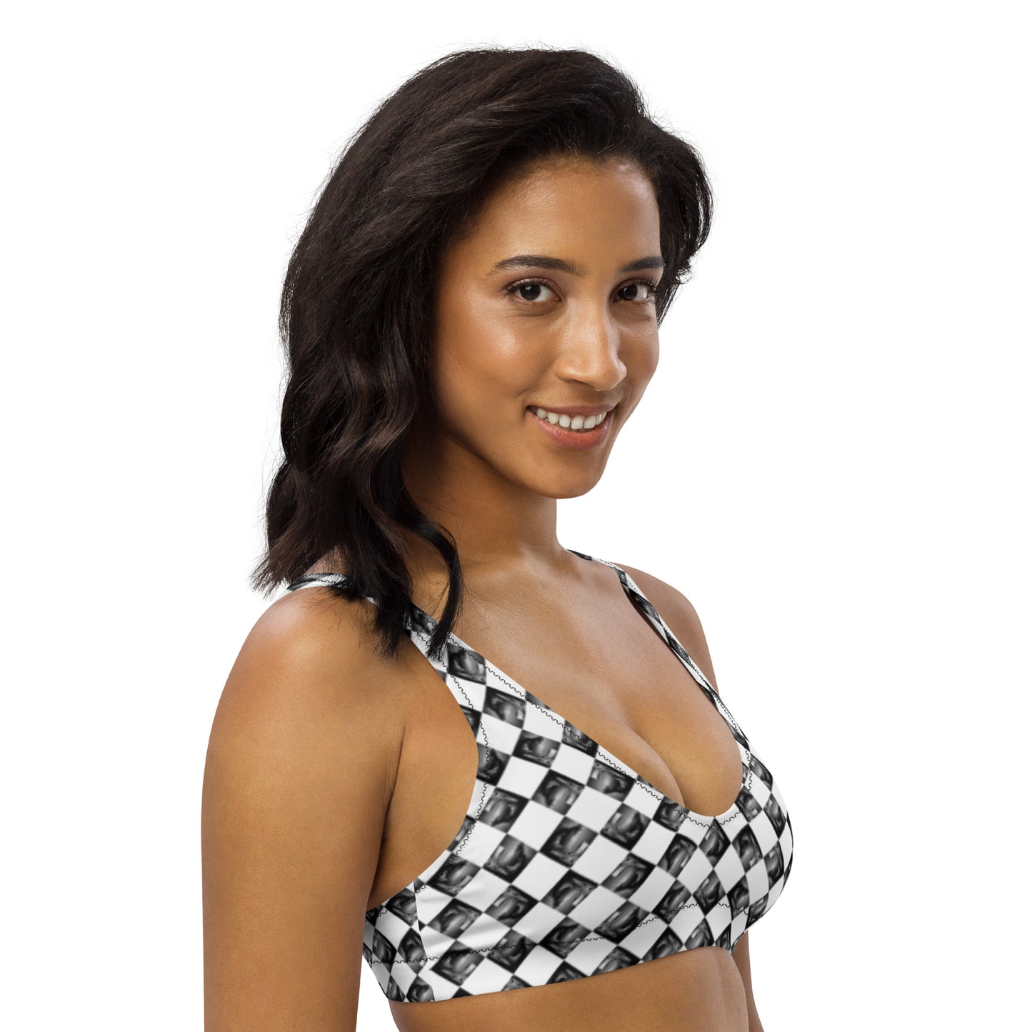 Diamond Platinum Bikini Top (Full Print) - The God Ball Originals by Chris Rabalais (2024)