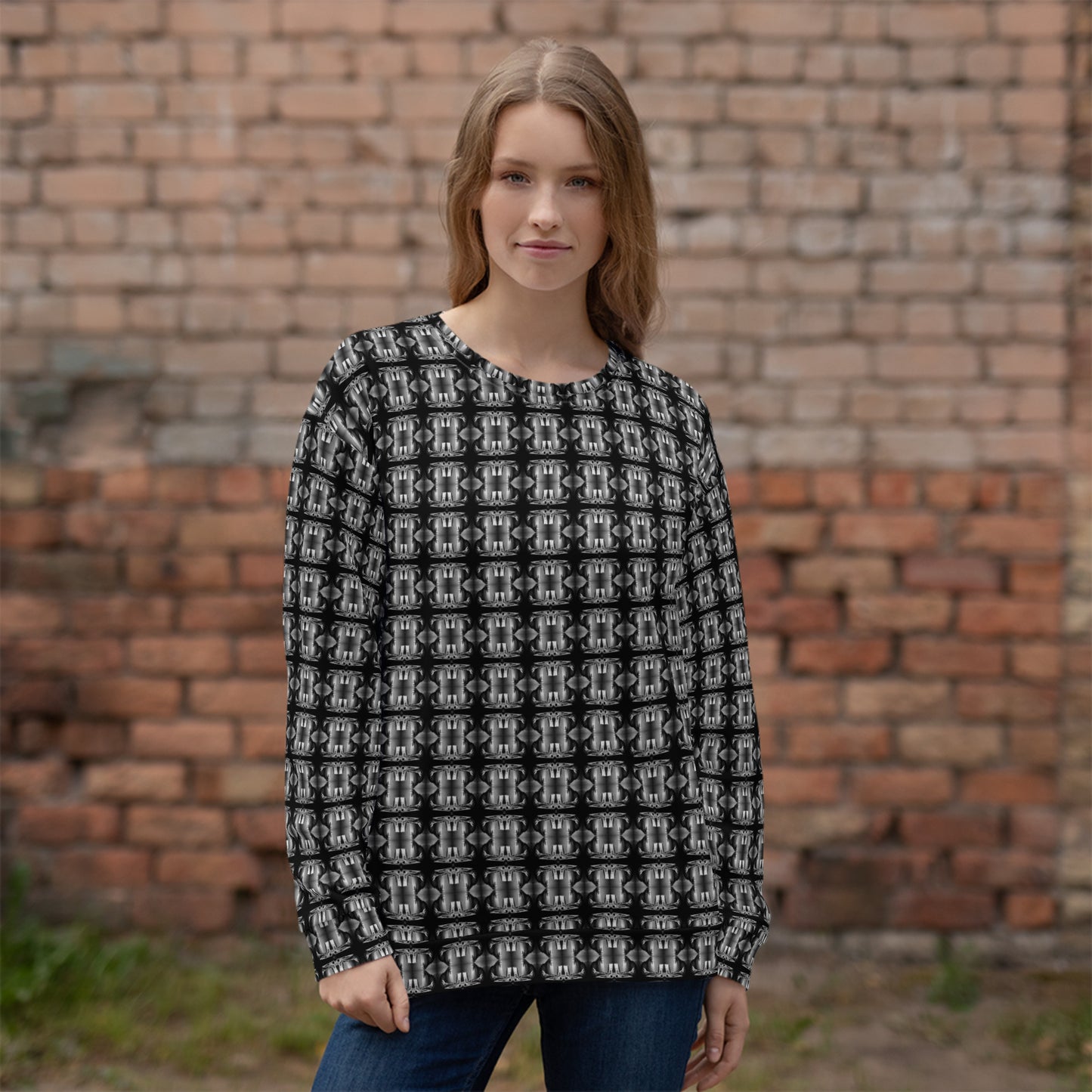 Classic Unisex Sweatshirt (Full Print) - The God Ball Originals by Chris Rabalais (2024)