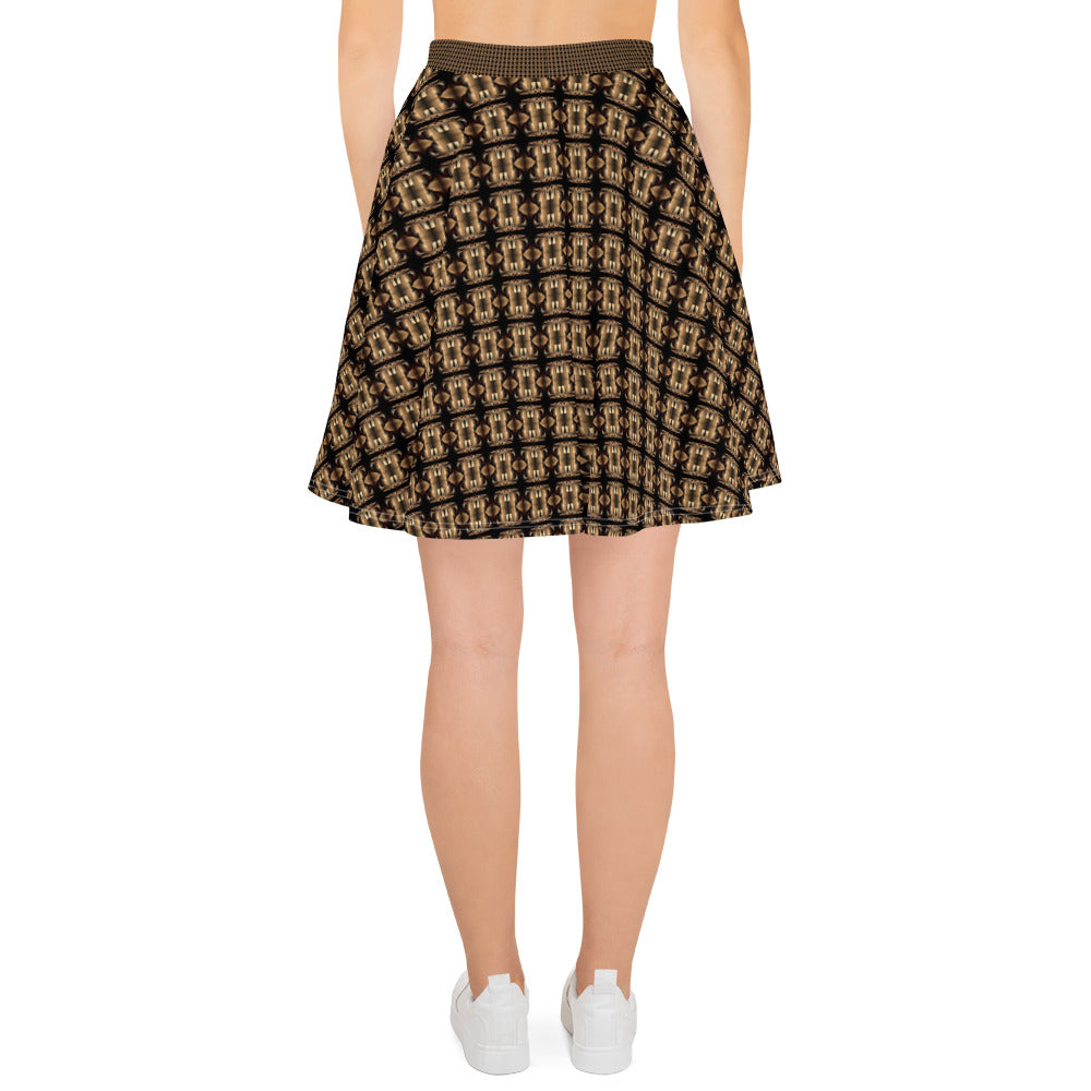 Premium Ladies Skater Skirt (Full Print) - The God Ball Originals by Chris Rabalais (2024)