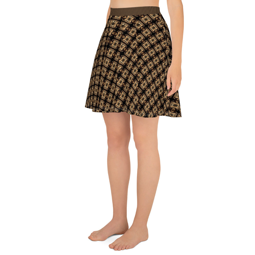 Premium Ladies Skater Skirt (Full Print) - The God Ball Originals by Chris Rabalais (2024)