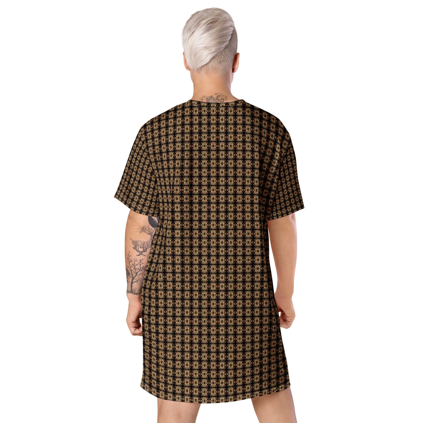 Platinum T-Shirt Dress (Full Print) - The God Ball Originals by Chris Rabalais (2024)