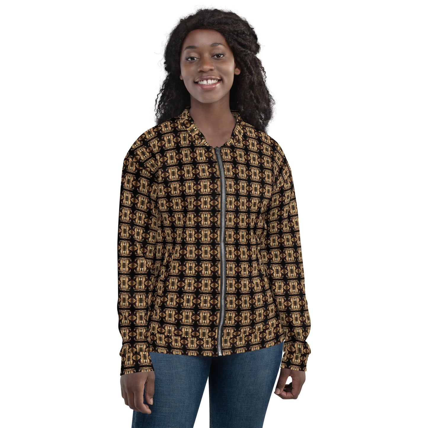 Unisex Bomber Jacket (Full Print) - The God Ball Originals by Chris Rabalais (2024)