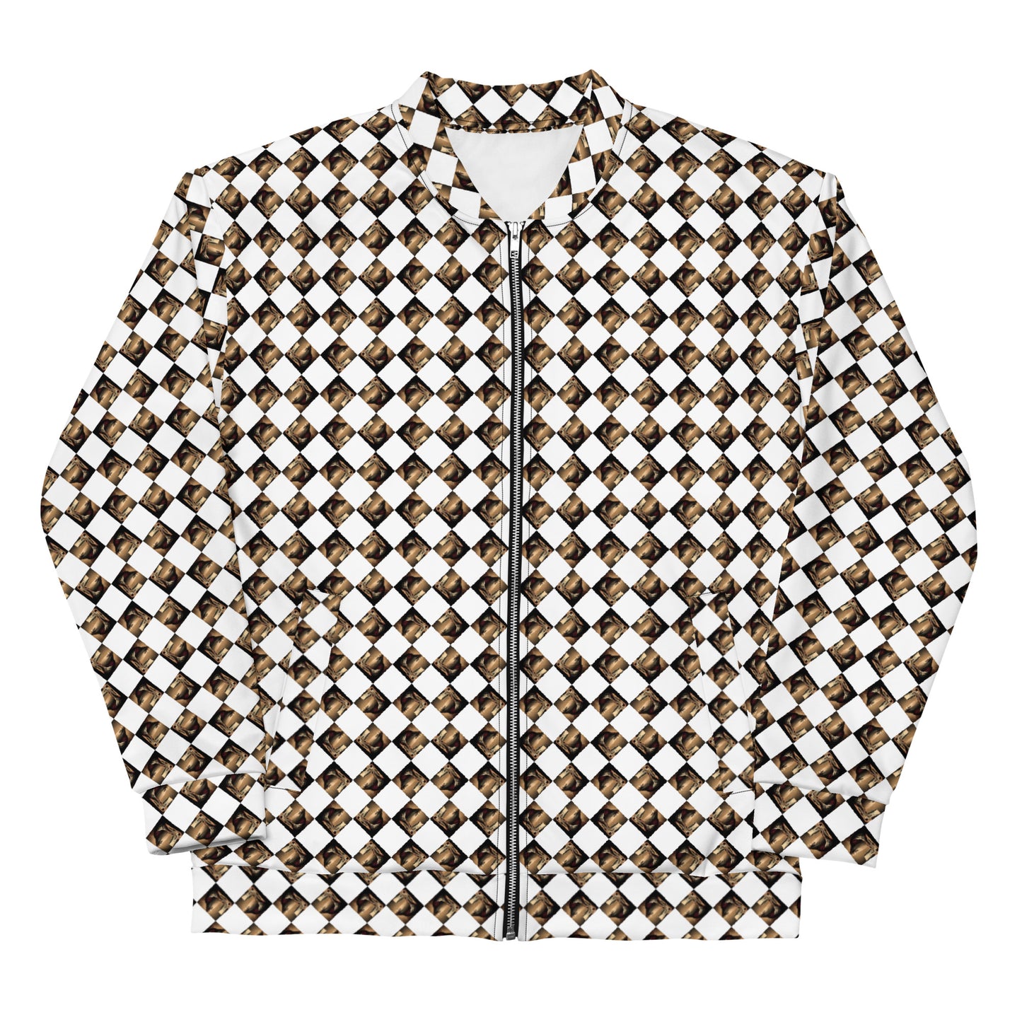 Diamond Gold Unisex Bomber Jacket (Full Print) - The God Ball Originals by Chris Rabalais (2024)