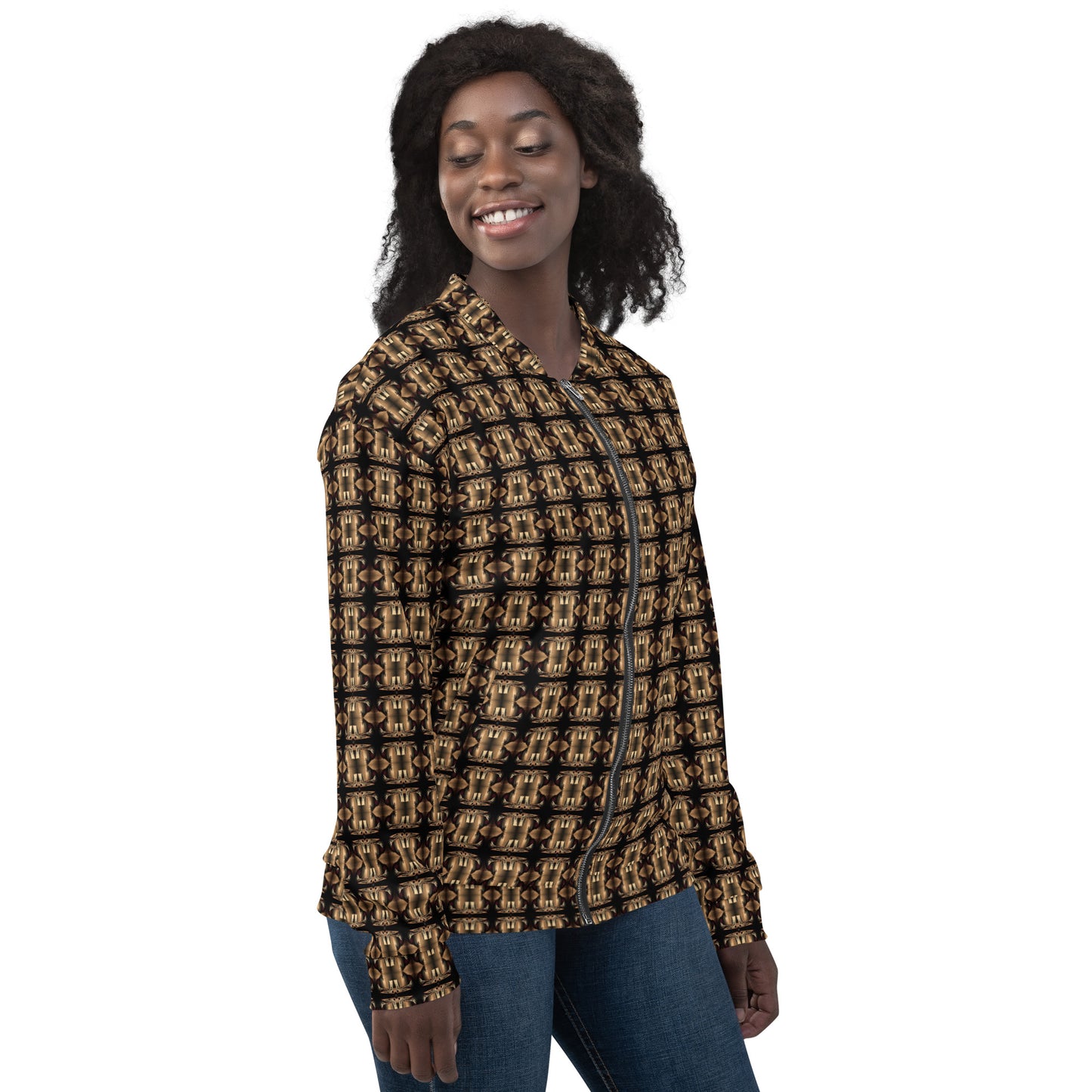 Unisex Bomber Jacket (Full Print) - The God Ball Originals by Chris Rabalais (2024)