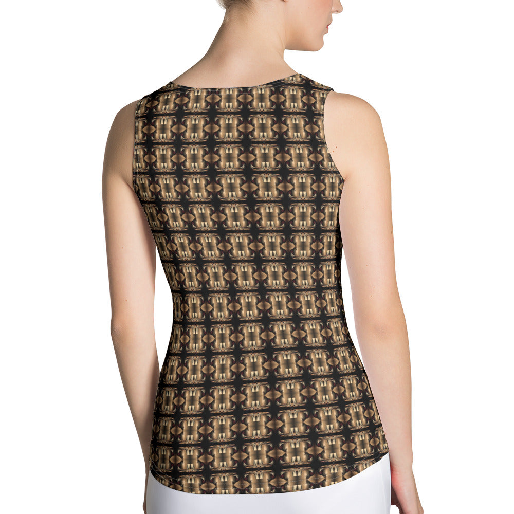 Ladies Premium Tank Top (Full Print) - The God Ball Originals by Chris Rabalais (2024)