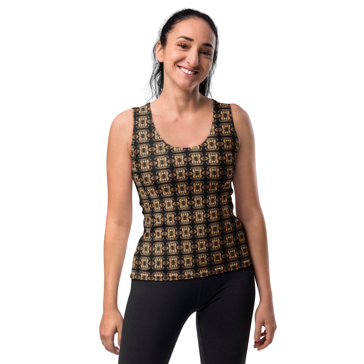 Ladies Premium Tank Top (Full Print) - The God Ball Originals by Chris Rabalais (2024)
