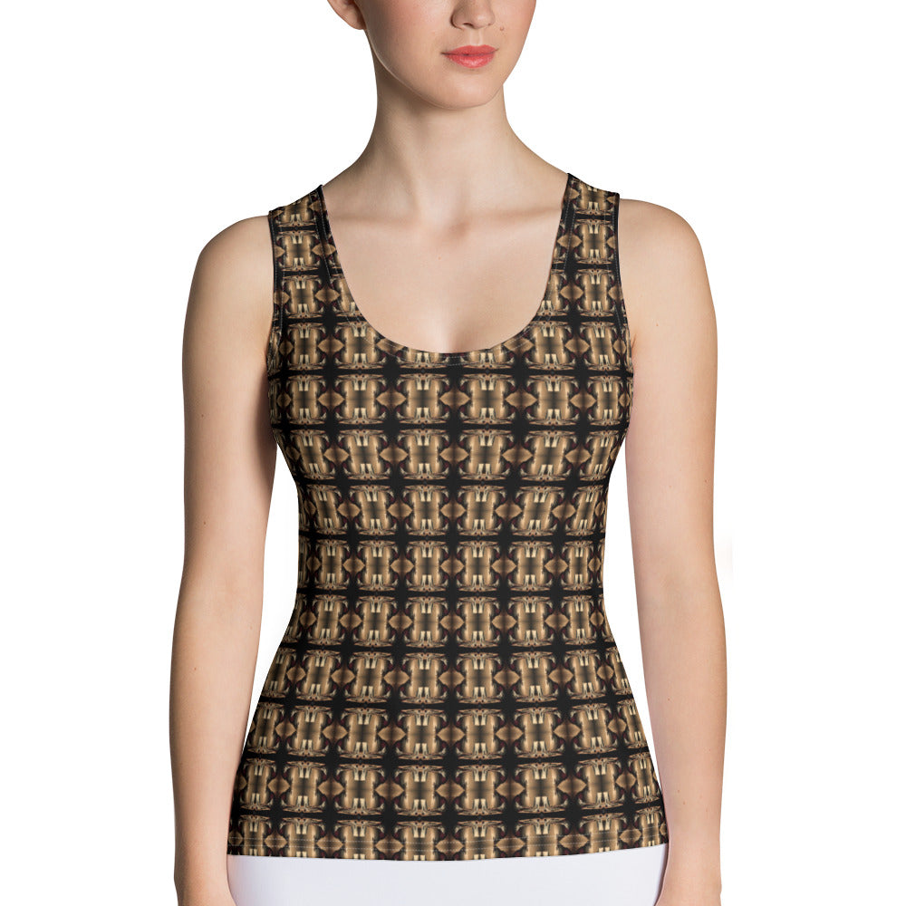 Ladies Premium Tank Top (Full Print) - The God Ball Originals by Chris Rabalais (2024)