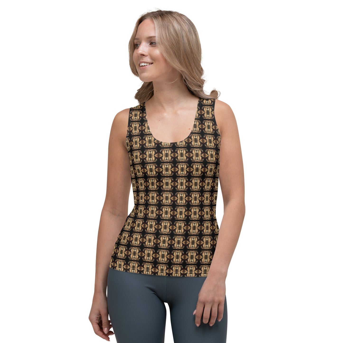 Ladies Premium Tank Top (Full Print) - The God Ball Originals by Chris Rabalais (2024)