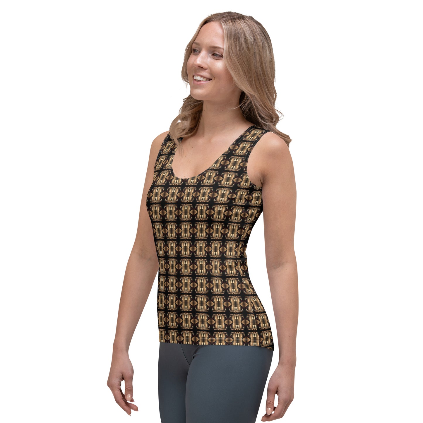 Ladies Premium Tank Top (Full Print) - The God Ball Originals by Chris Rabalais (2024)