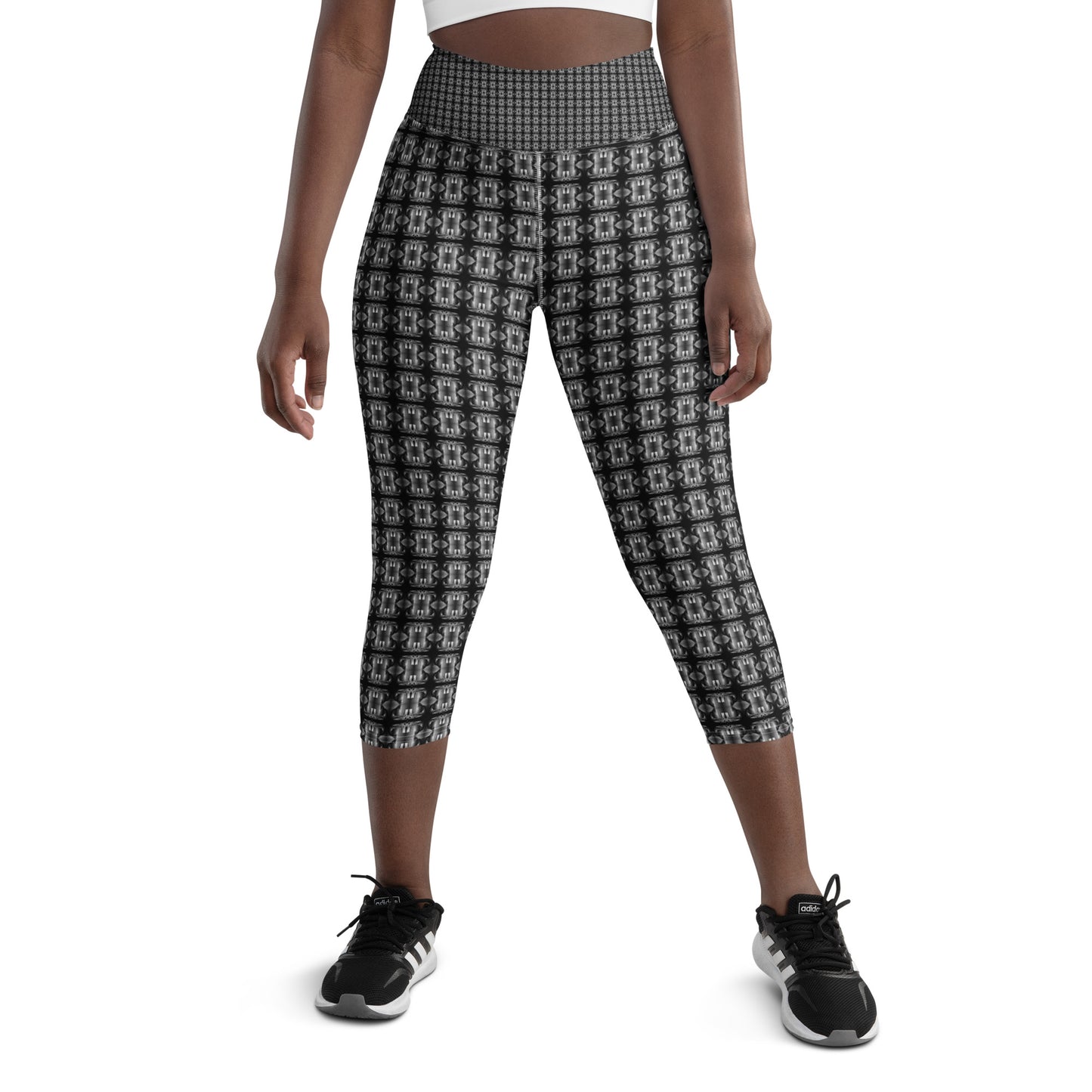 Classic Yoga Capri Leggings (Full Print) - The God Ball Originals by Chris Rabalais (2024)