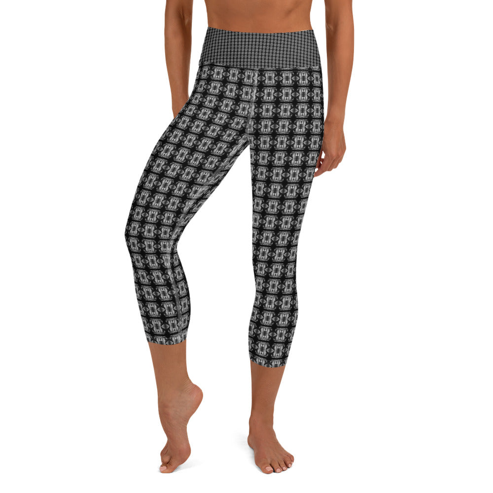 Classic Yoga Capri Leggings (Full Print) - The God Ball Originals by Chris Rabalais (2024)