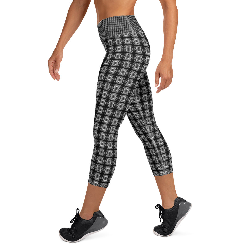Classic Yoga Capri Leggings (Full Print) - The God Ball Originals by Chris Rabalais (2024)