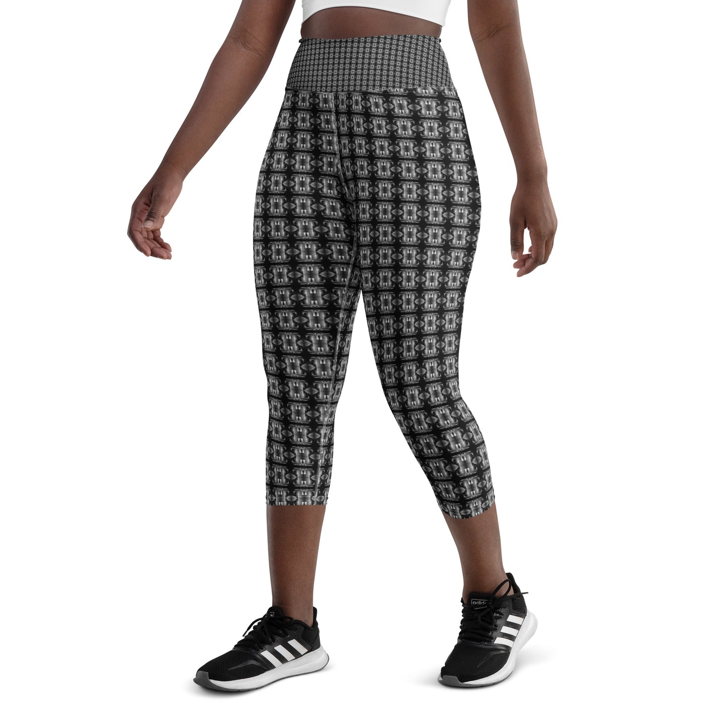 Classic Yoga Capri Leggings (Full Print) - The God Ball Originals by Chris Rabalais (2024)
