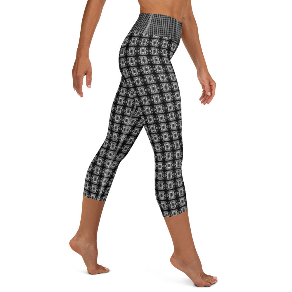 Classic Yoga Capri Leggings (Full Print) - The God Ball Originals by Chris Rabalais (2024)