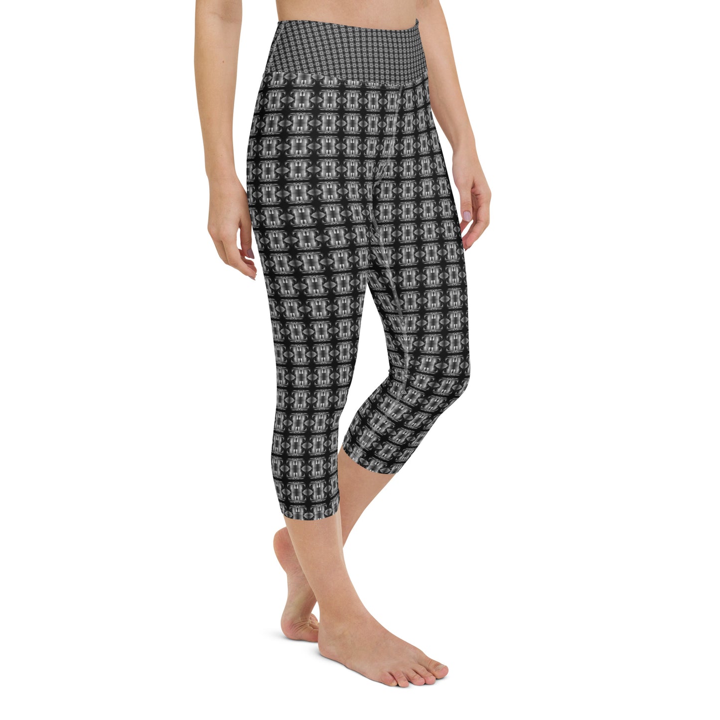 Classic Yoga Capri Leggings (Full Print) - The God Ball Originals by Chris Rabalais (2024)