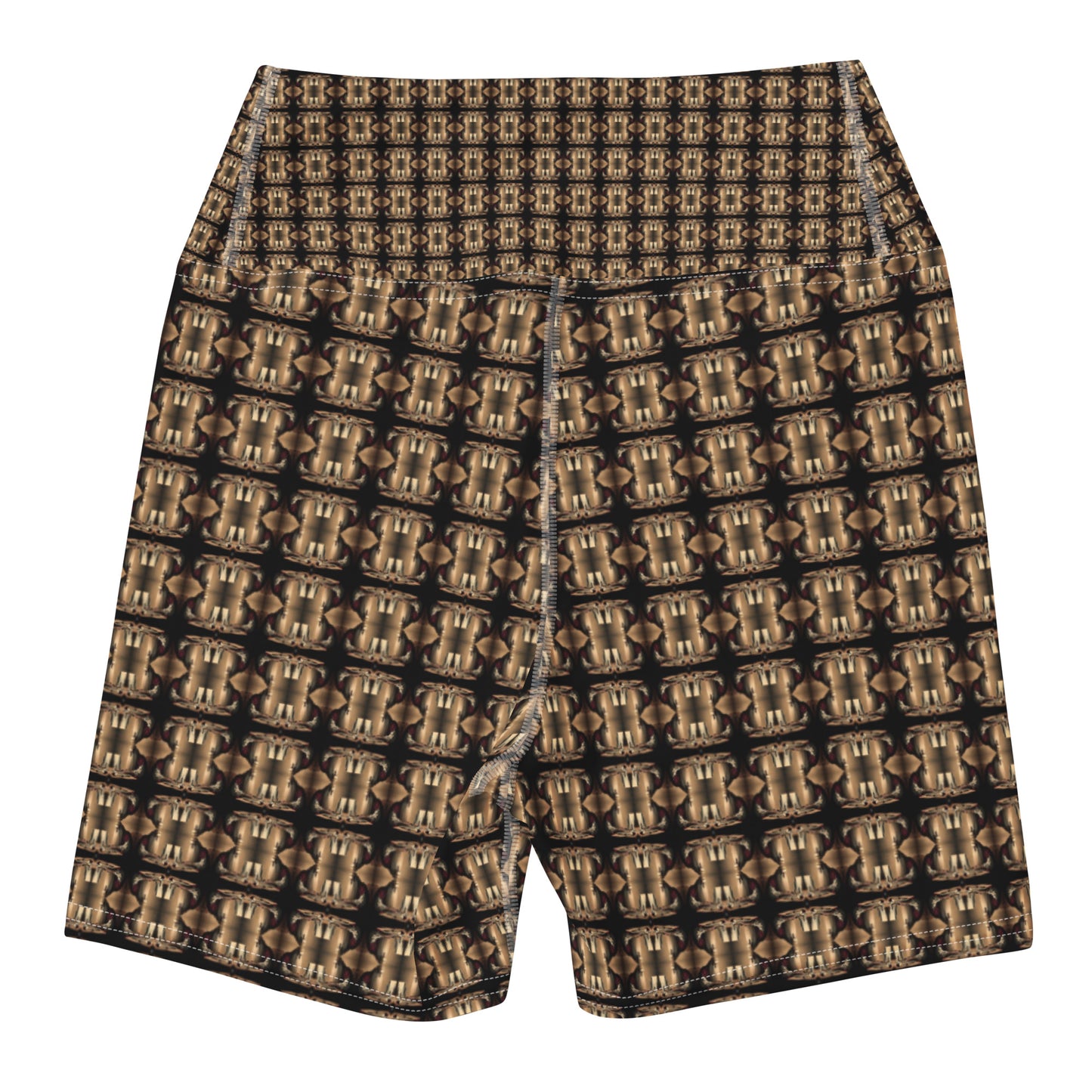 Platinum Yoga Shorts (Full Print) - The God Ball Originals by Chris Rabalais (2024)