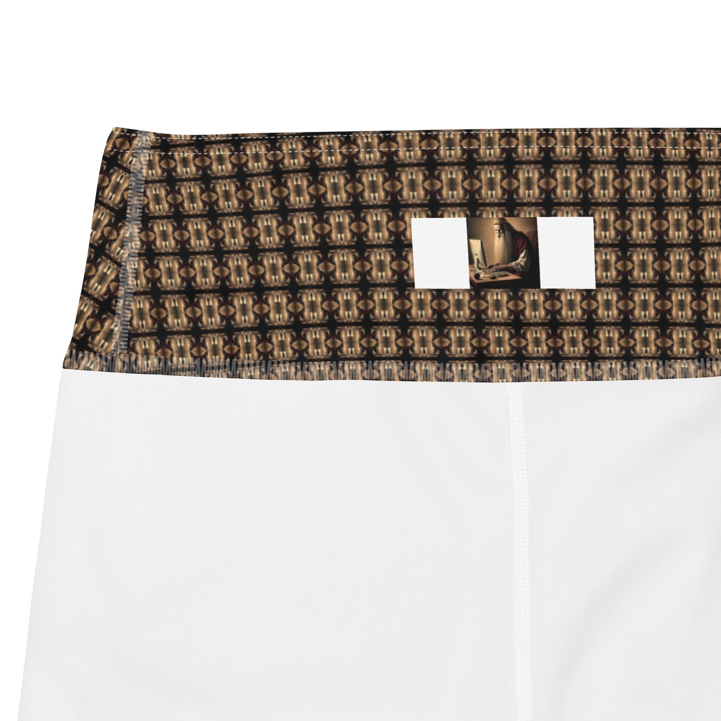 Platinum Yoga Shorts (Full Print) - The God Ball Originals by Chris Rabalais (2024)