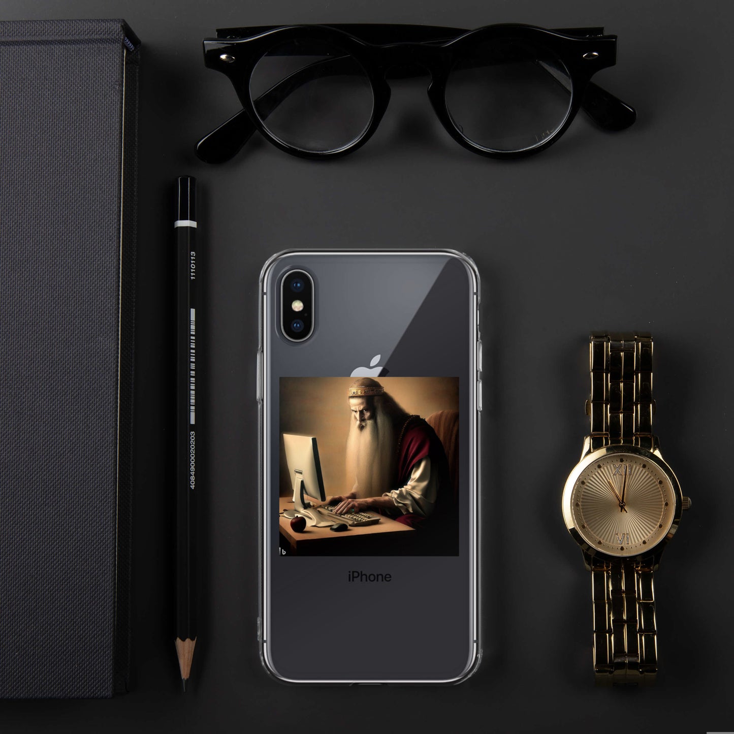 Clear Case for iPhone® - The God Ball Originals by Chris Rabalais (2024)