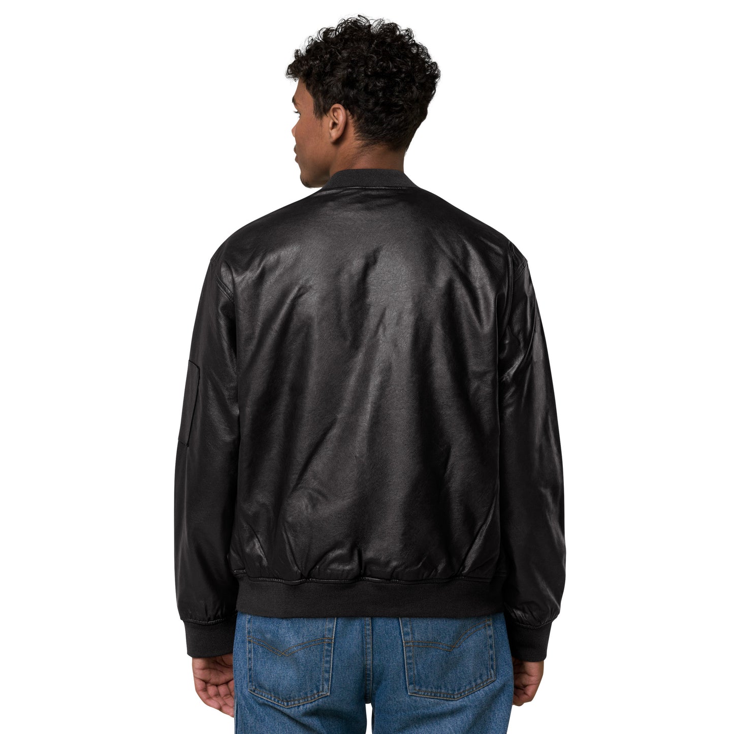 Leather Bomber Jacket - The God Ball Originals by Chris Rabalais (2024)