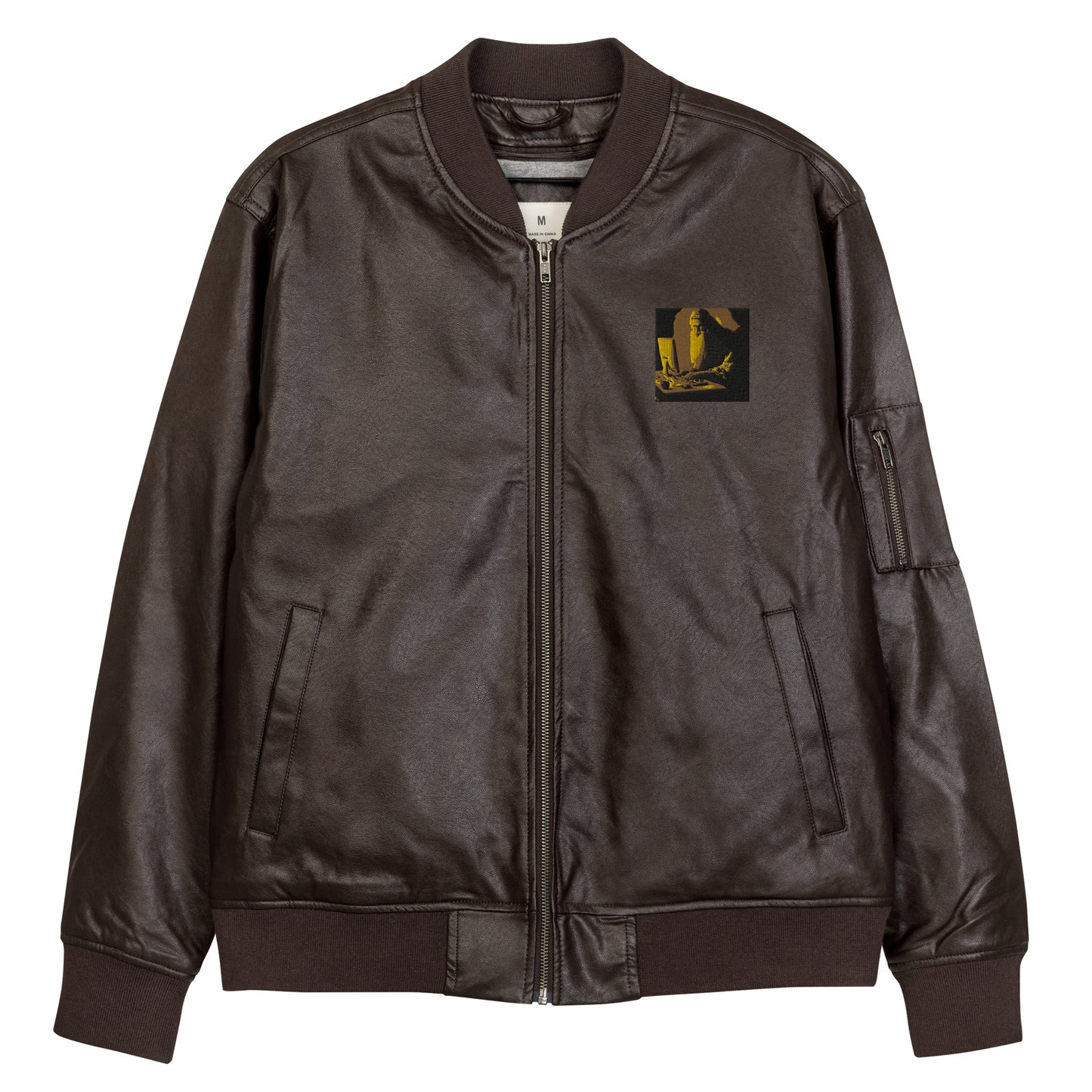 Leather Bomber Jacket - The God Ball Originals by Chris Rabalais (2024)