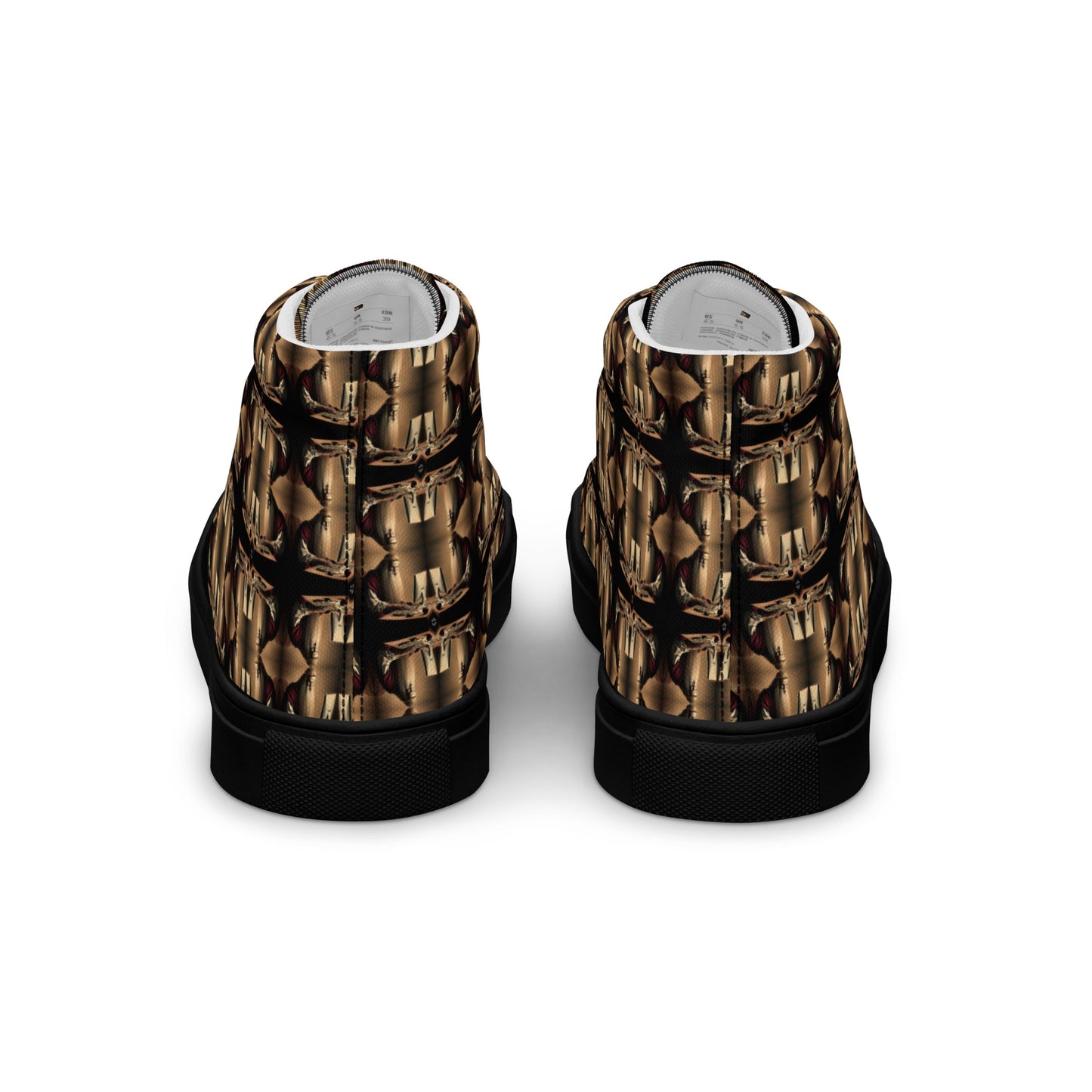 Men’s Premium High Top Canvas Shoes (Full Print) - The God Ball Originals by Chris Rabalais (2024)