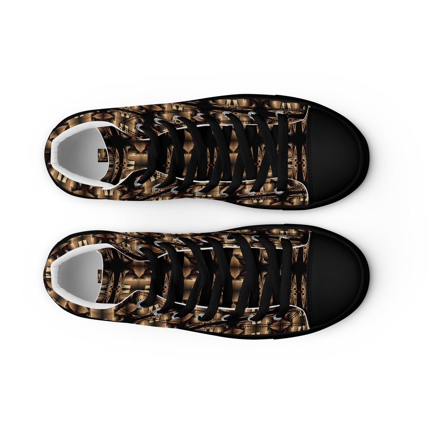 Men’s Premium High Top Canvas Shoes (Full Print) - The God Ball Originals by Chris Rabalais (2024)