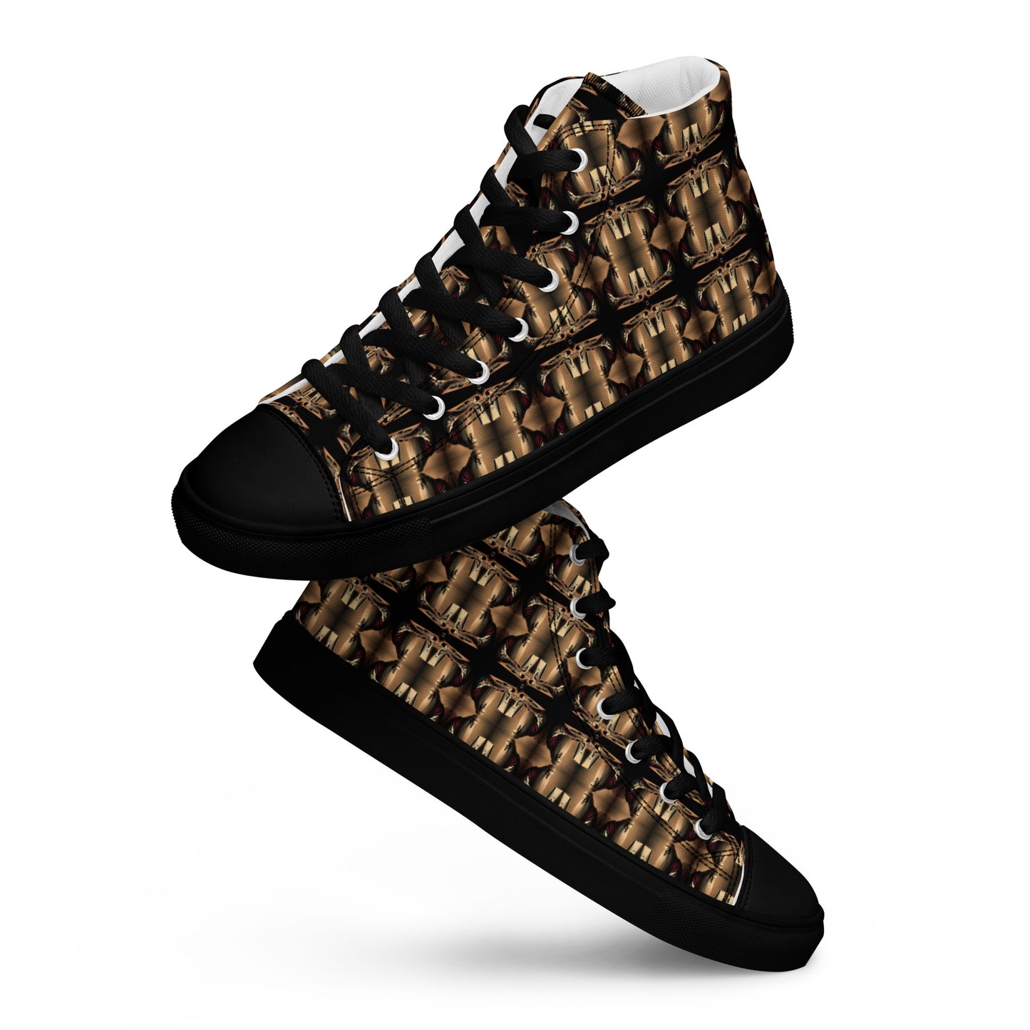 Men’s Premium High Top Canvas Shoes (Full Print) - The God Ball Originals by Chris Rabalais (2024)
