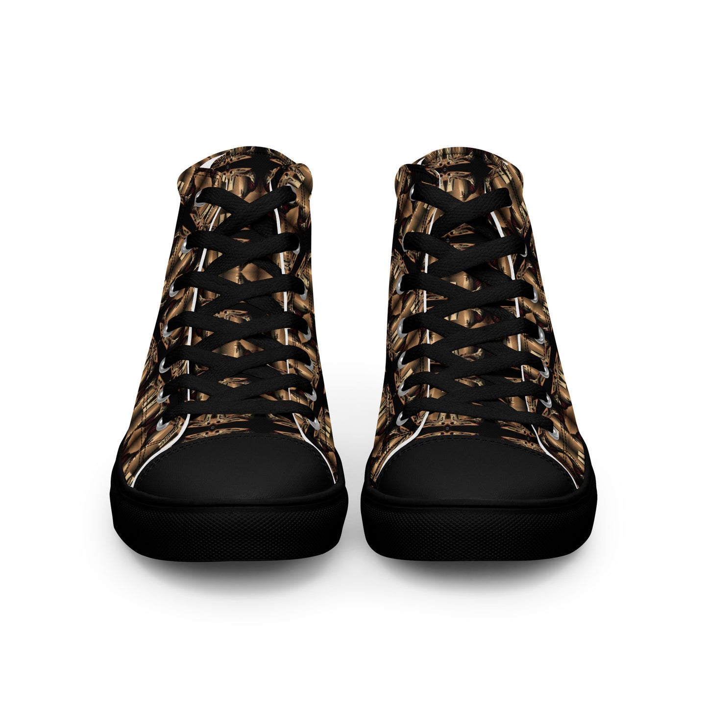 Men’s Premium High Top Canvas Shoes (Full Print) - The God Ball Originals by Chris Rabalais (2024)