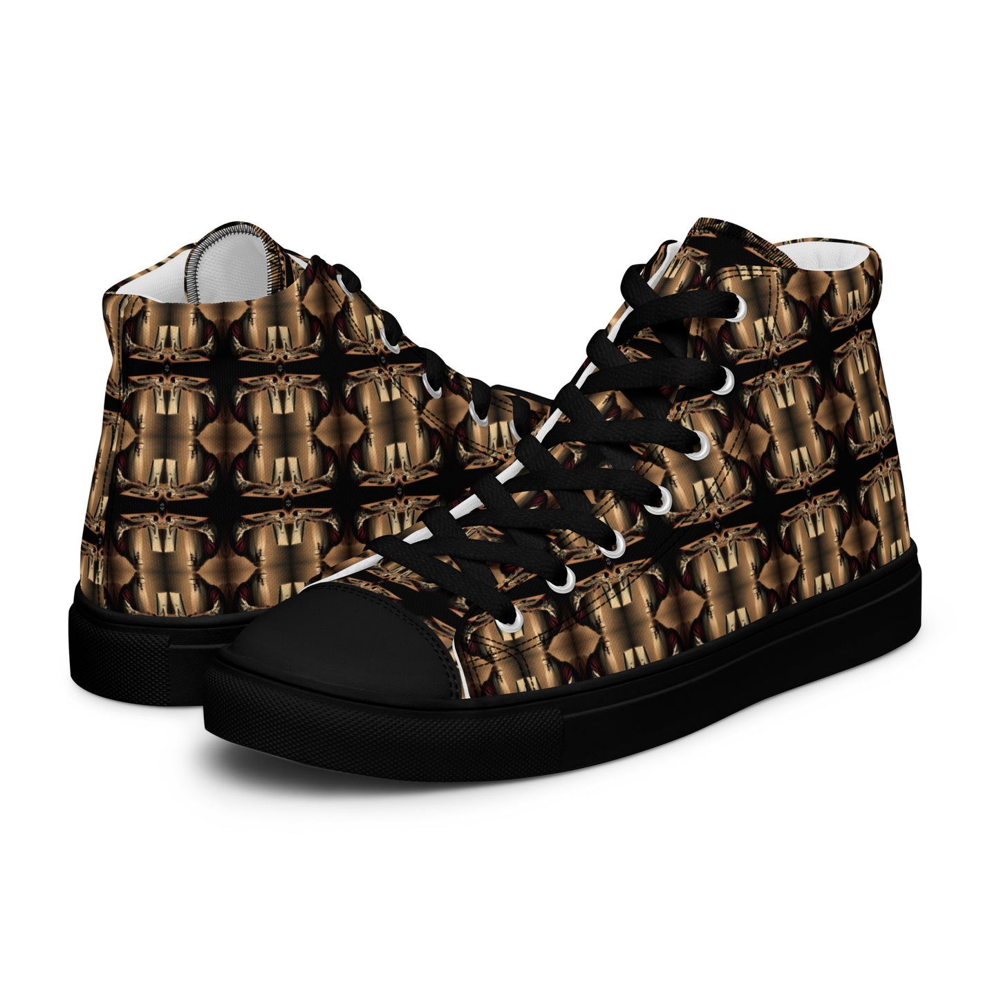Men’s Premium High Top Canvas Shoes (Full Print) - The God Ball Originals by Chris Rabalais (2024)