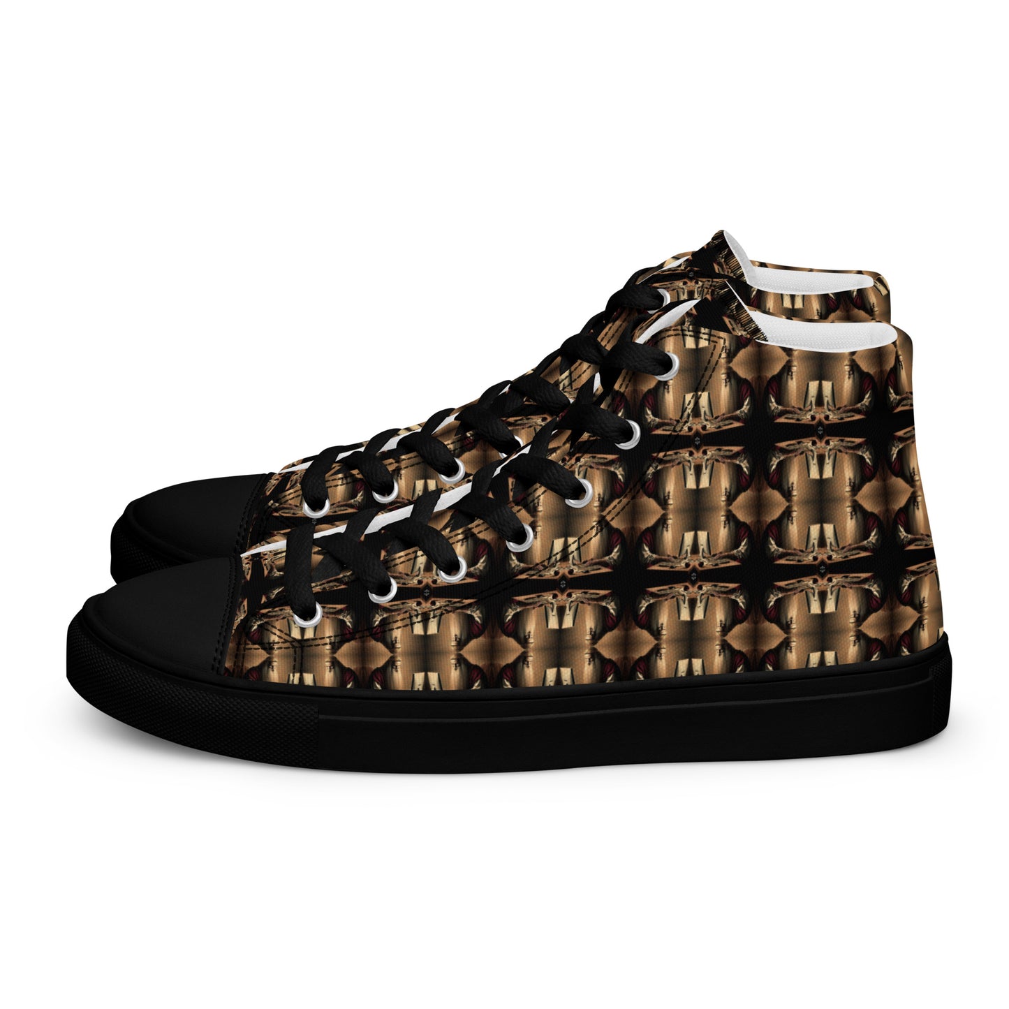Men’s Premium High Top Canvas Shoes (Full Print) - The God Ball Originals by Chris Rabalais (2024)