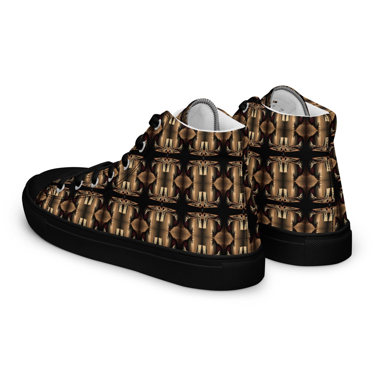 Men’s Premium High Top Canvas Shoes (Full Print) - The God Ball Originals by Chris Rabalais (2024)