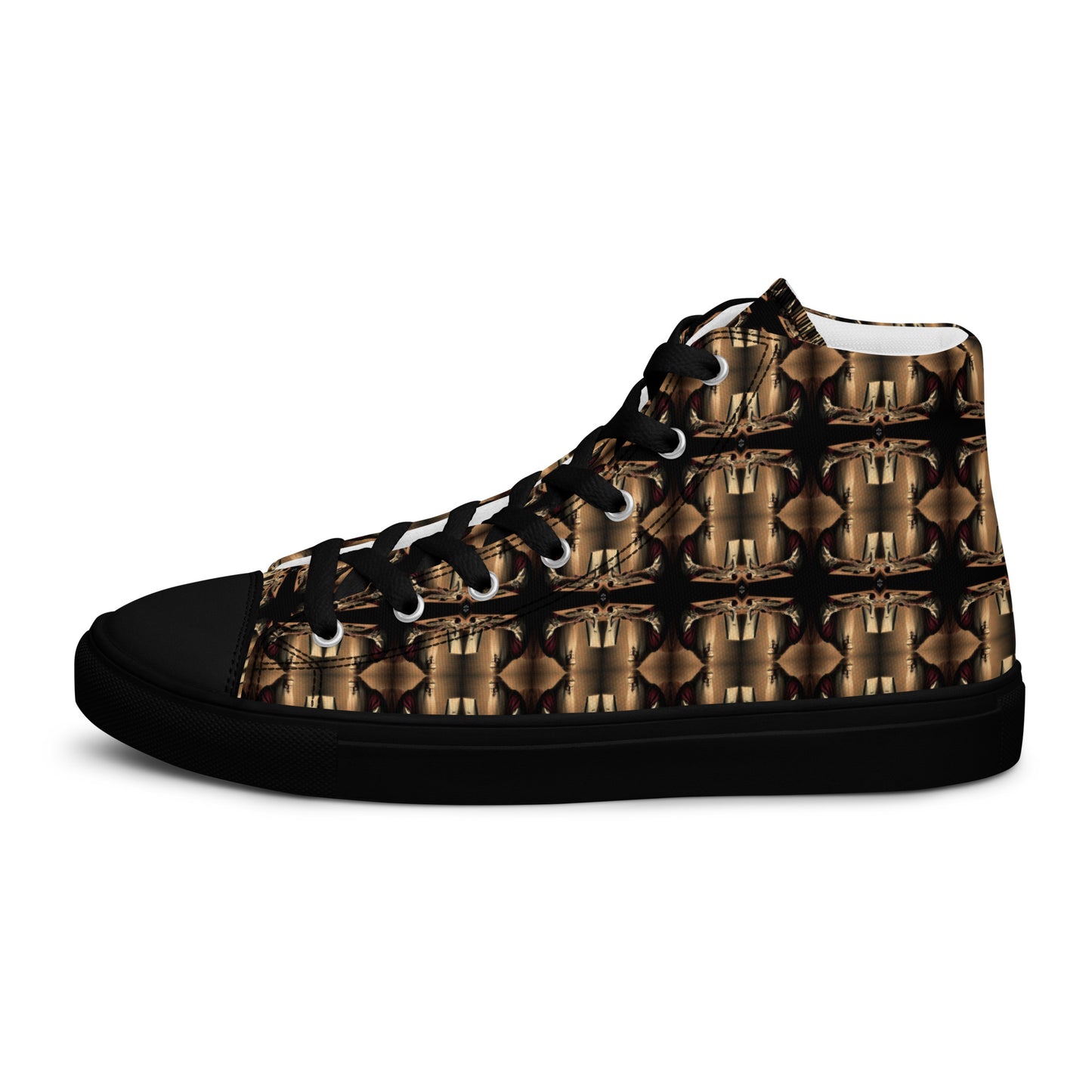 Men’s Premium High Top Canvas Shoes (Full Print) - The God Ball Originals by Chris Rabalais (2024)
