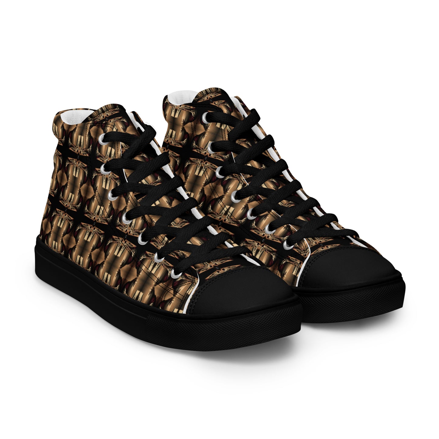 Men’s Premium High Top Canvas Shoes (Full Print) - The God Ball Originals by Chris Rabalais (2024)