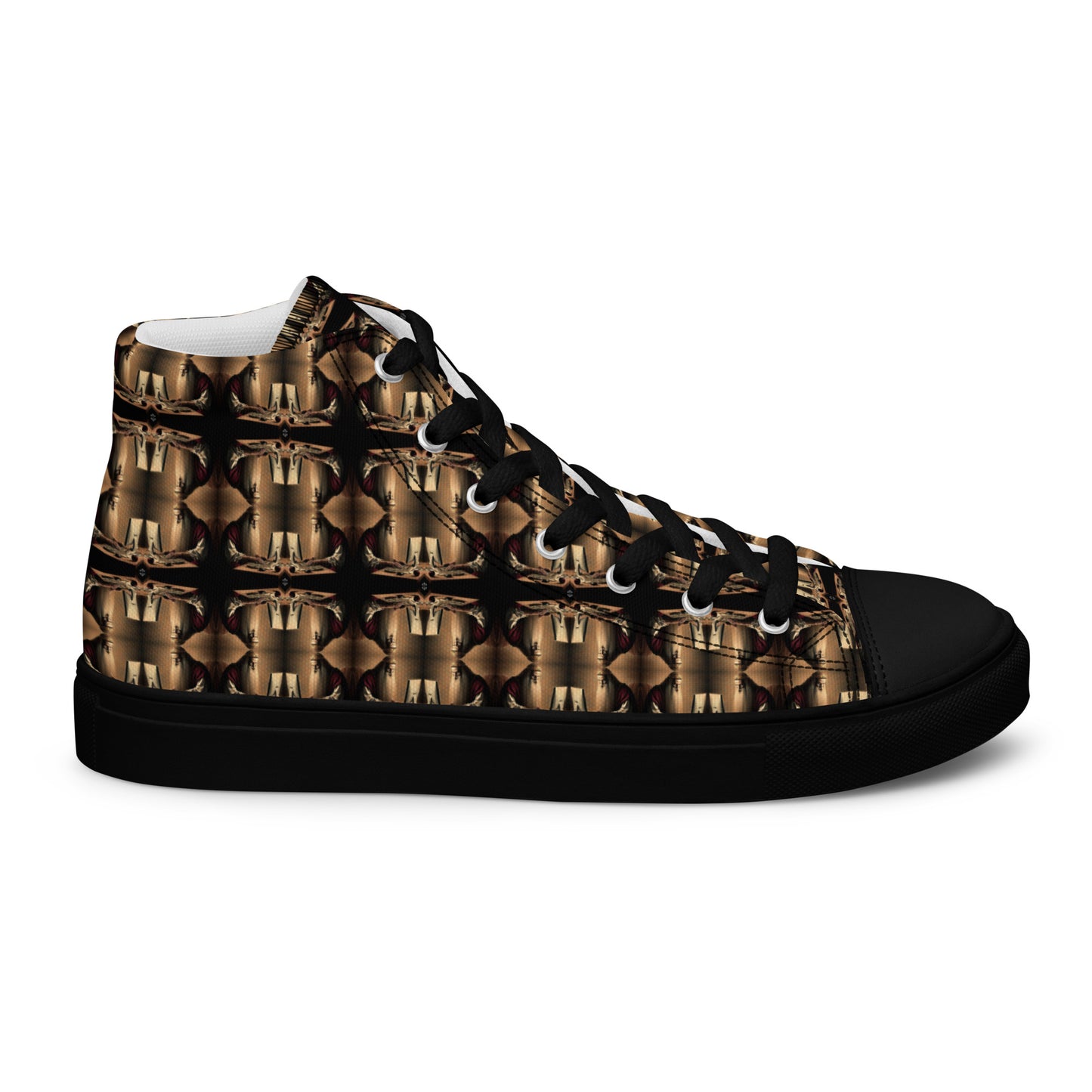 Men’s Premium High Top Canvas Shoes (Full Print) - The God Ball Originals by Chris Rabalais (2024)