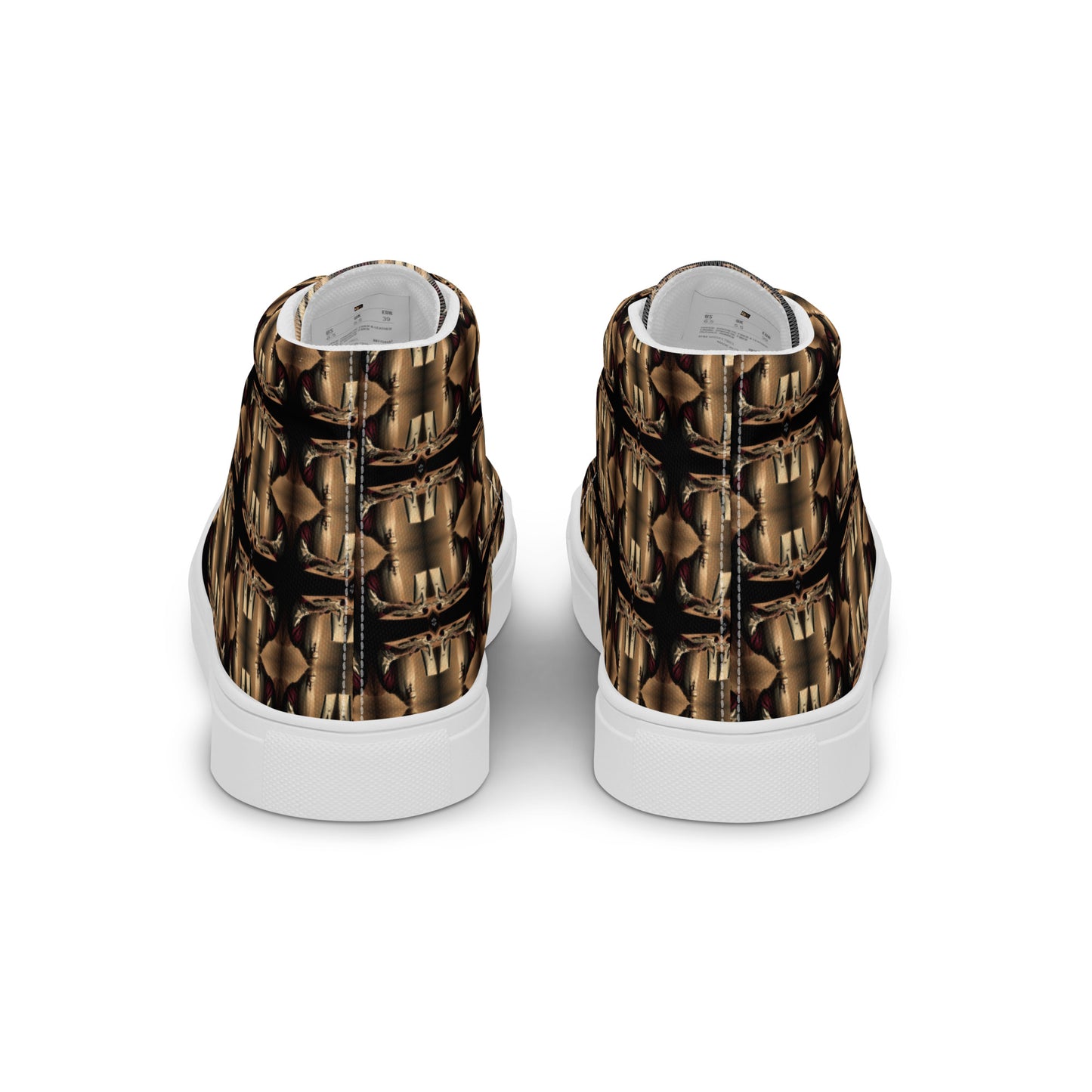 Men’s Premium High Top Canvas Shoes (Full Print) - The God Ball Originals by Chris Rabalais (2024)