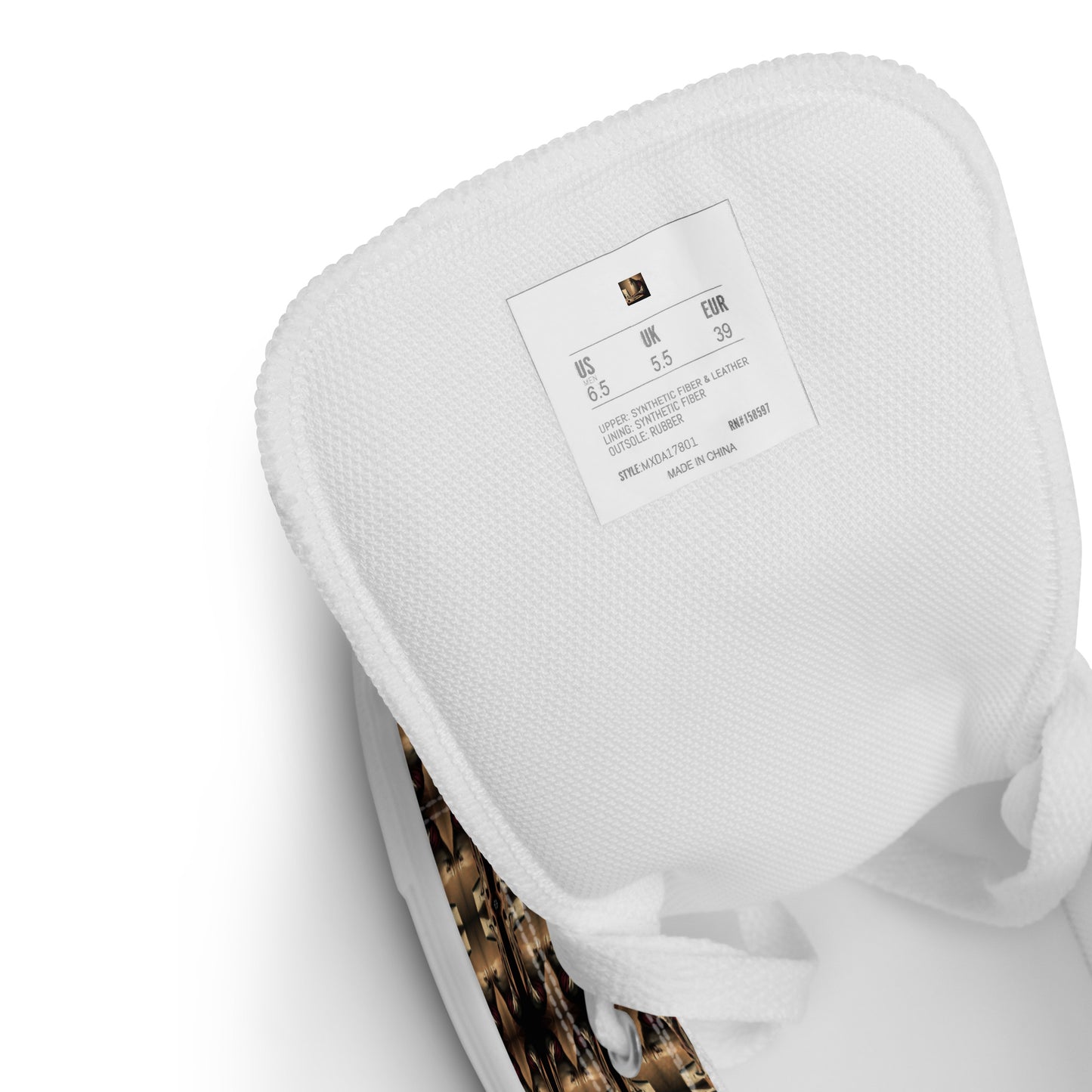 Men’s Premium High Top Canvas Shoes (Full Print) - The God Ball Originals by Chris Rabalais (2024)