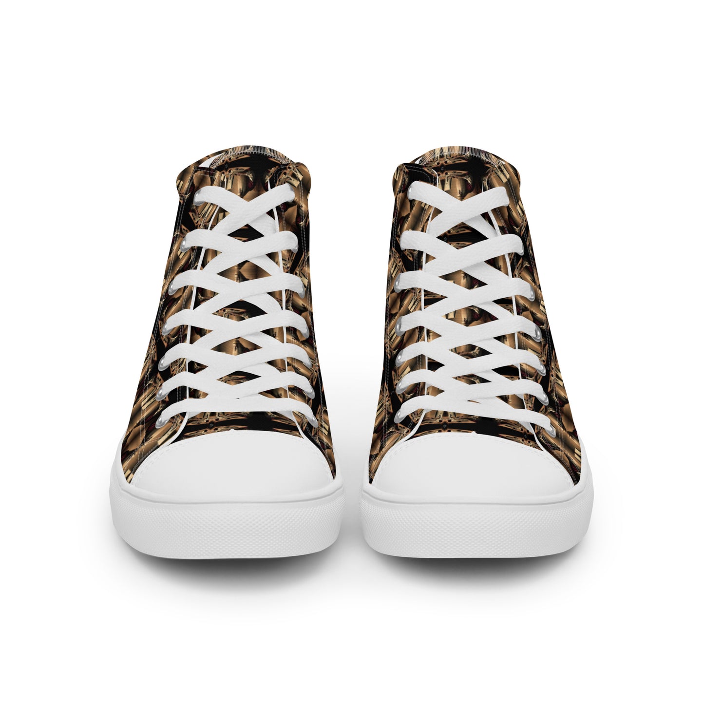 Men’s Premium High Top Canvas Shoes (Full Print) - The God Ball Originals by Chris Rabalais (2024)