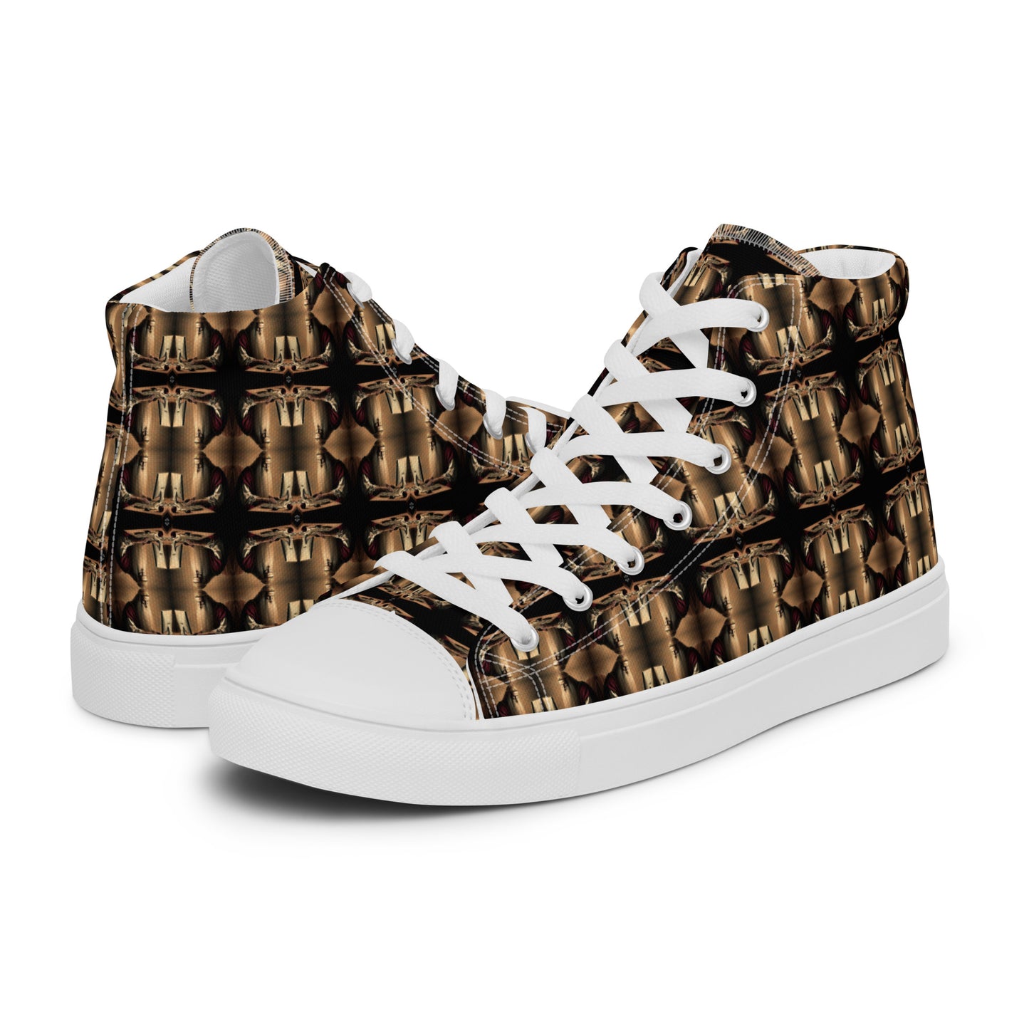 Men’s Premium High Top Canvas Shoes (Full Print) - The God Ball Originals by Chris Rabalais (2024)