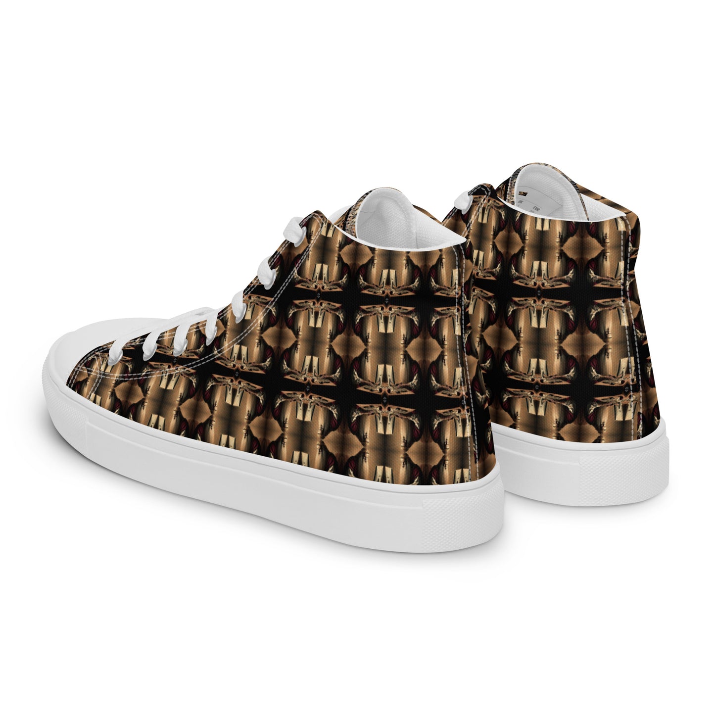 Men’s Premium High Top Canvas Shoes (Full Print) - The God Ball Originals by Chris Rabalais (2024)