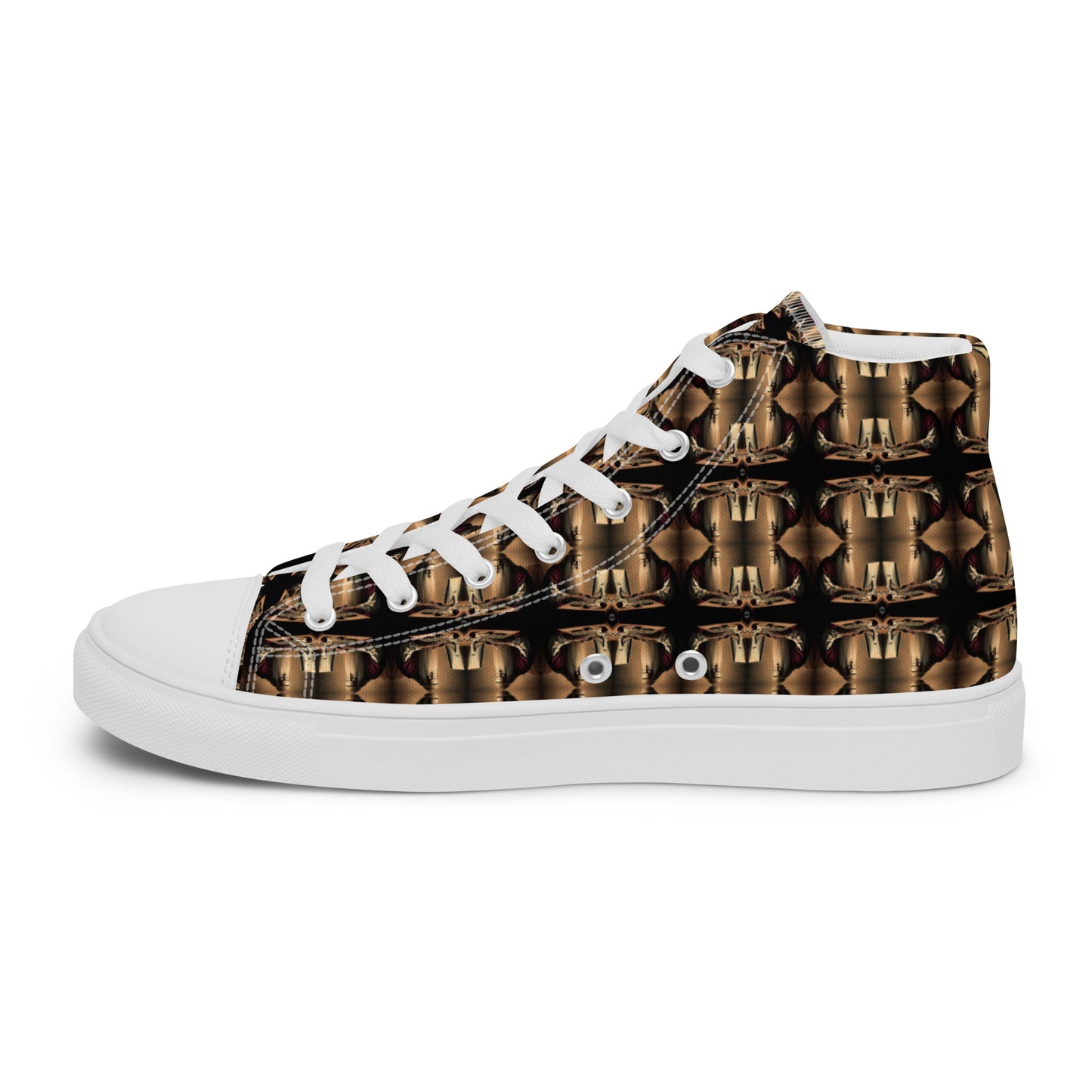 Men’s Premium High Top Canvas Shoes (Full Print) - The God Ball Originals by Chris Rabalais (2024)
