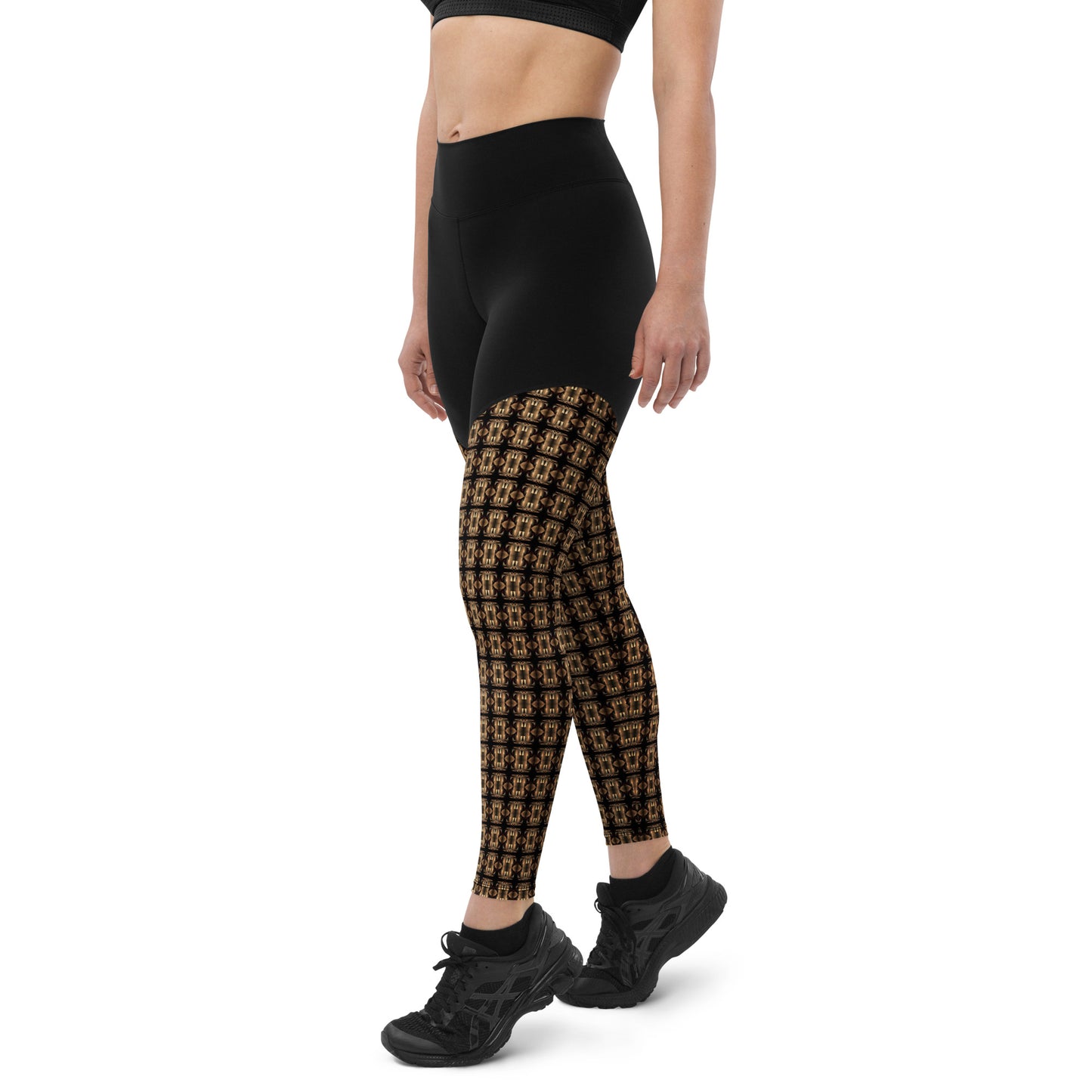 Platinum Ladies Sports Leggings (Full Print) - The God Ball Originals by Chris Rabalais (2024)