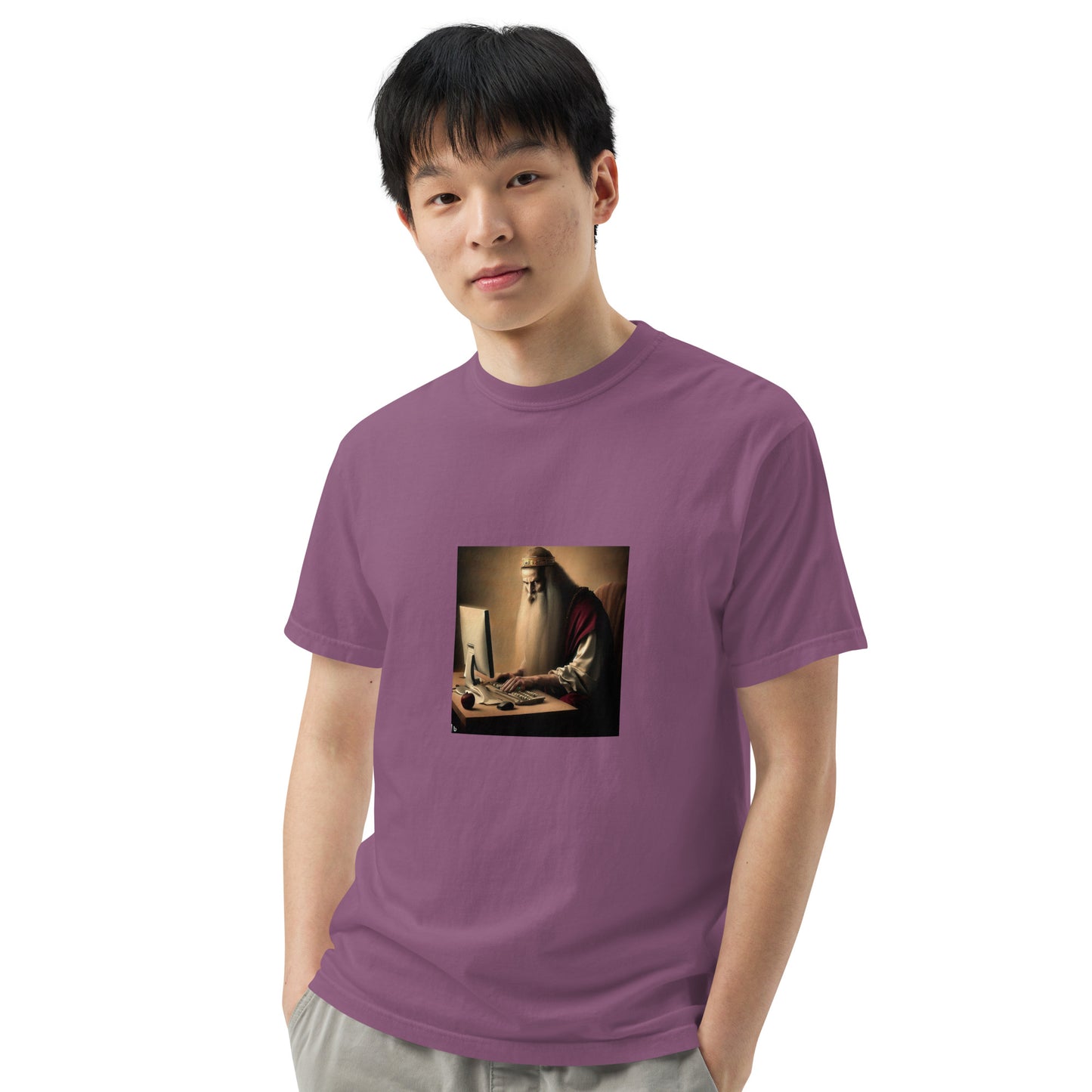 Unisex Garment-Dyed Heavyweight T-Shirt - The God Ball Originals by Chris Rabalais (2024)
