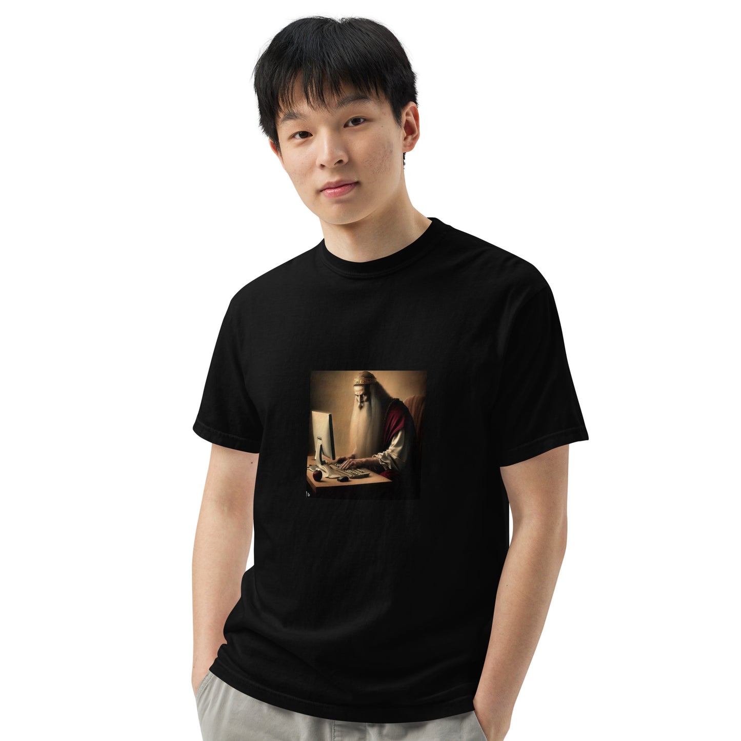 Unisex Garment-Dyed Heavyweight T-Shirt - The God Ball Originals by Chris Rabalais (2024)