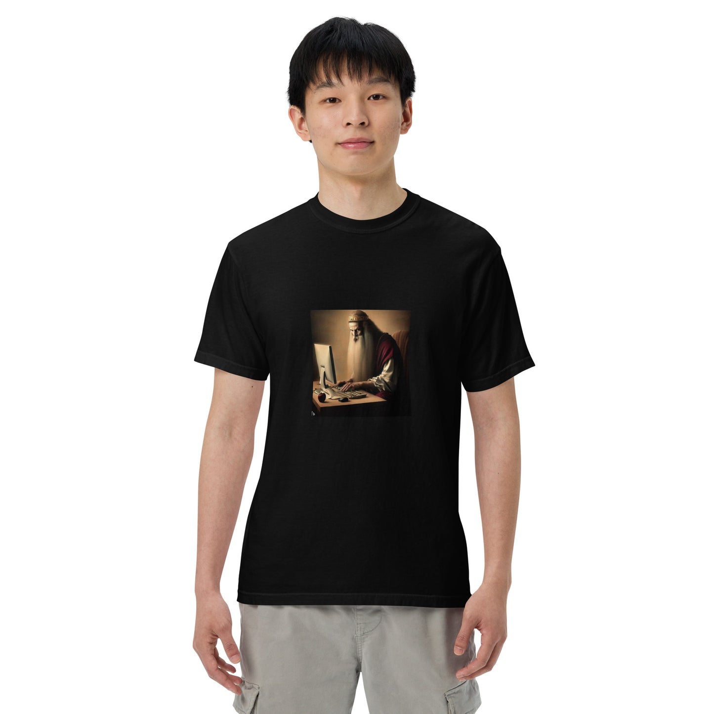 Unisex Garment-Dyed Heavyweight T-Shirt - The God Ball Originals by Chris Rabalais (2024)