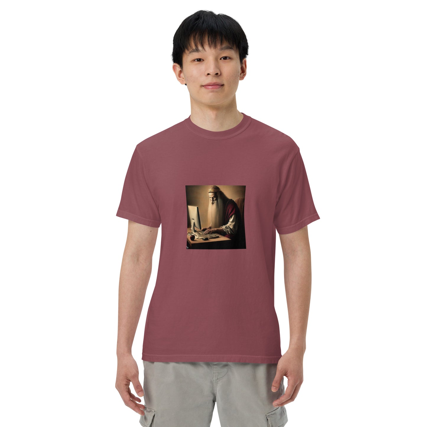 Unisex Garment-Dyed Heavyweight T-Shirt - The God Ball Originals by Chris Rabalais (2024)